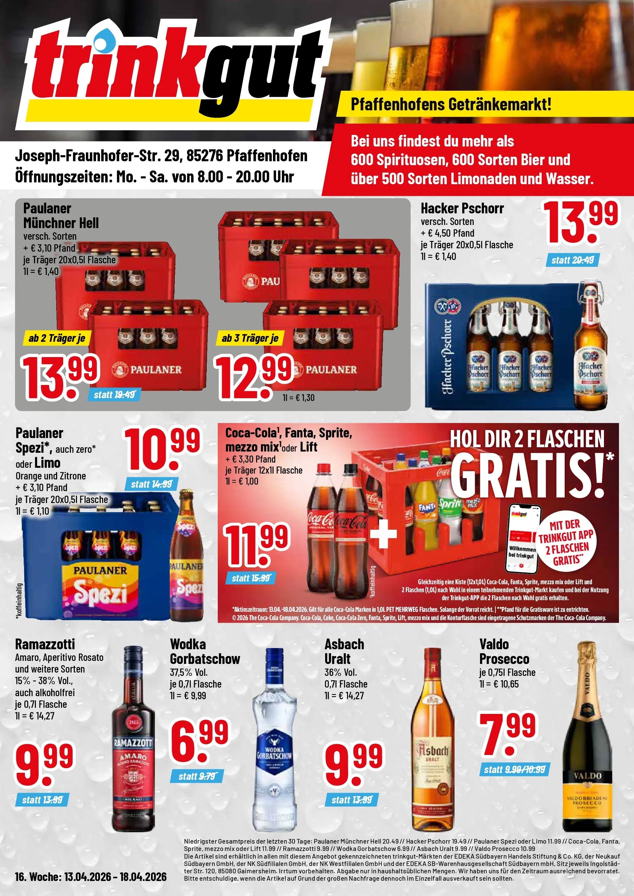 Trinkgut Prospekt Pfaffenhofen/Ilm	