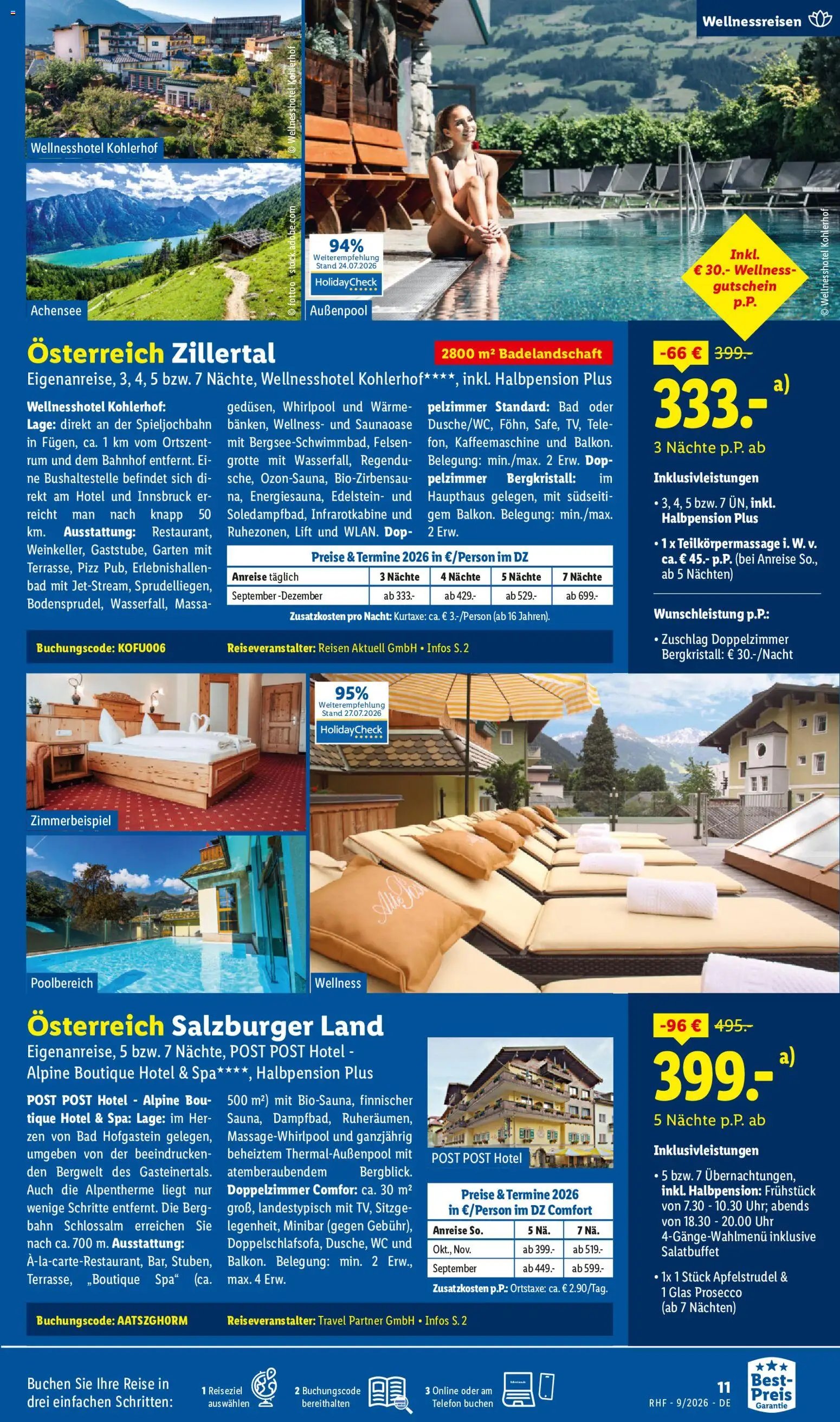 Lidl Reisen Prospekt