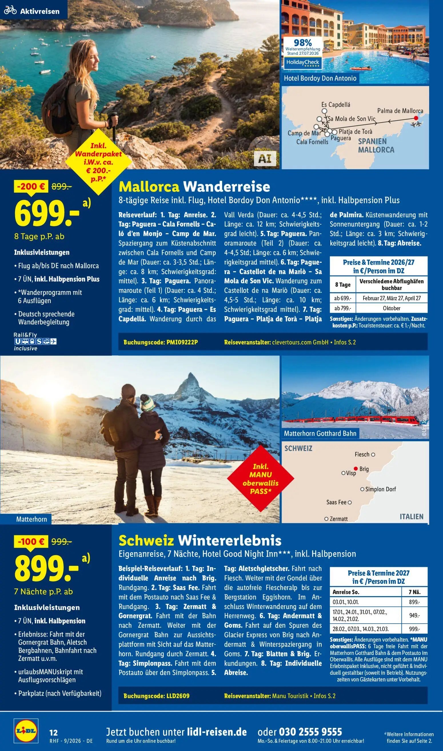 Lidl Reisen Prospekt