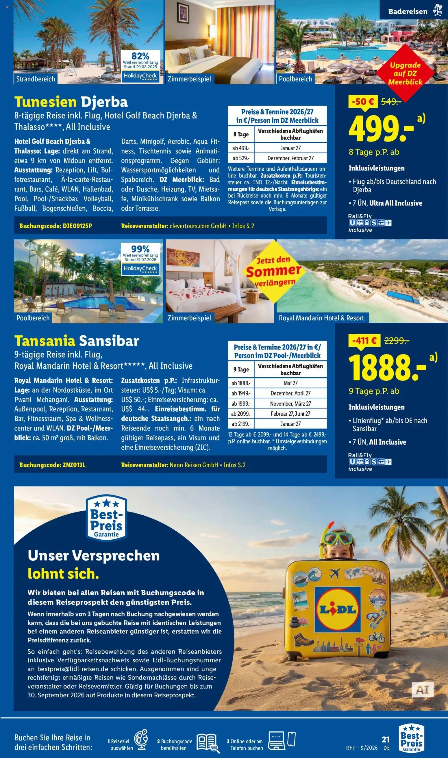 Lidl Reisen Prospekt