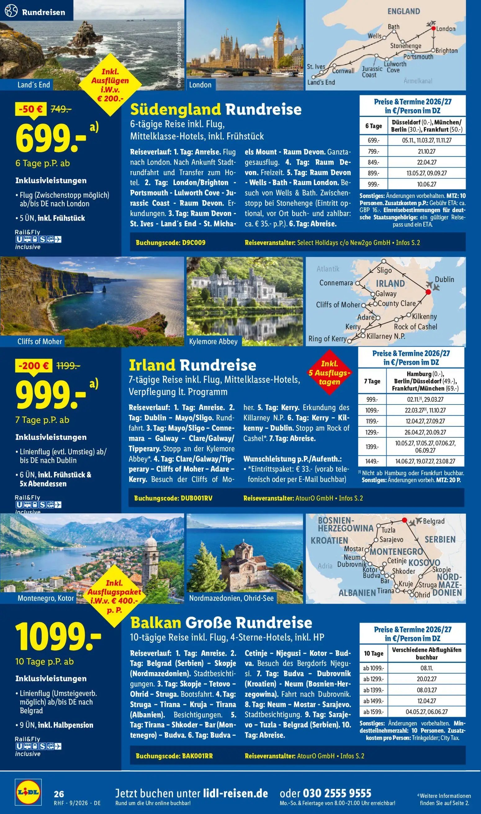 Lidl Reisen Prospekt
