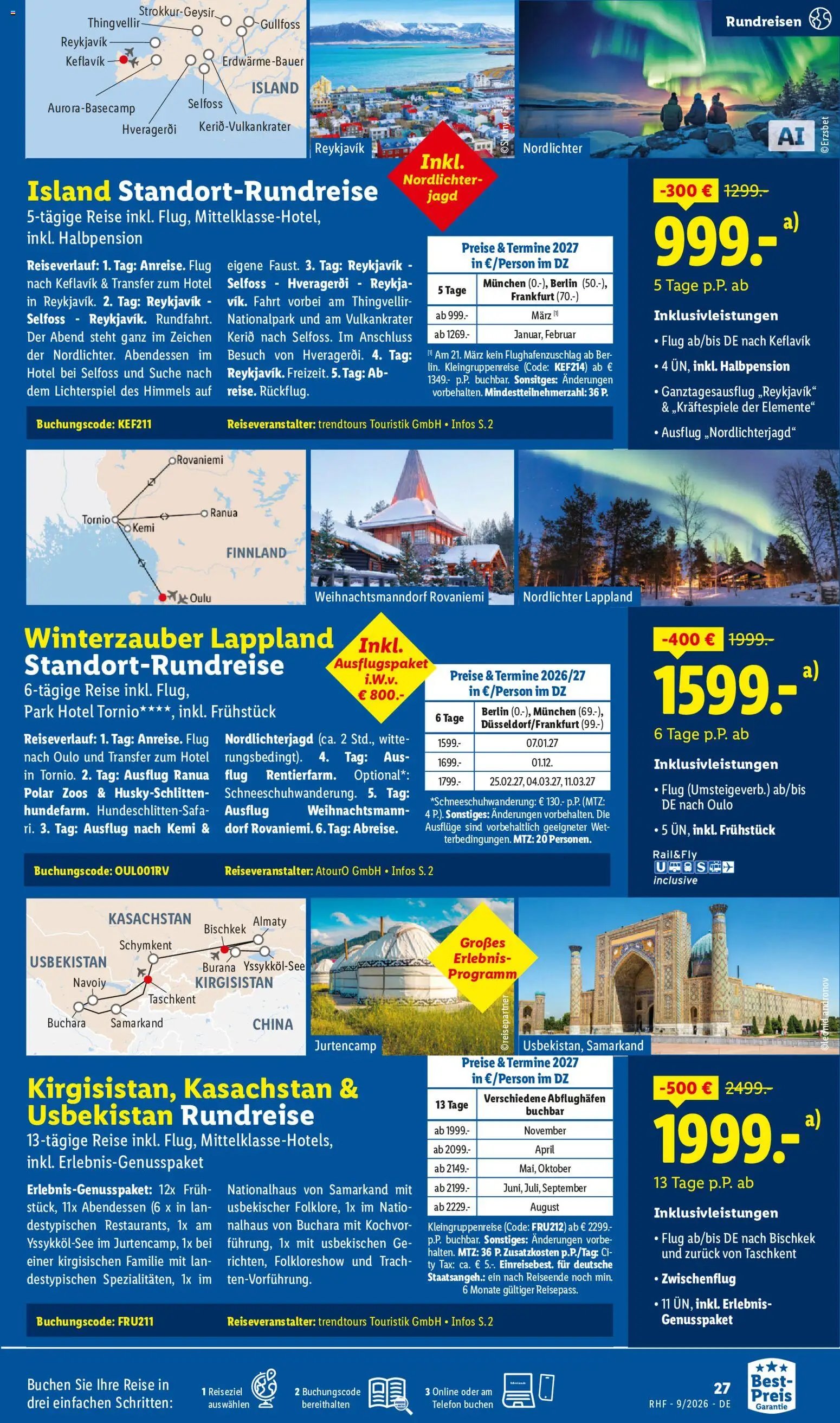 Lidl Reisen Prospekt