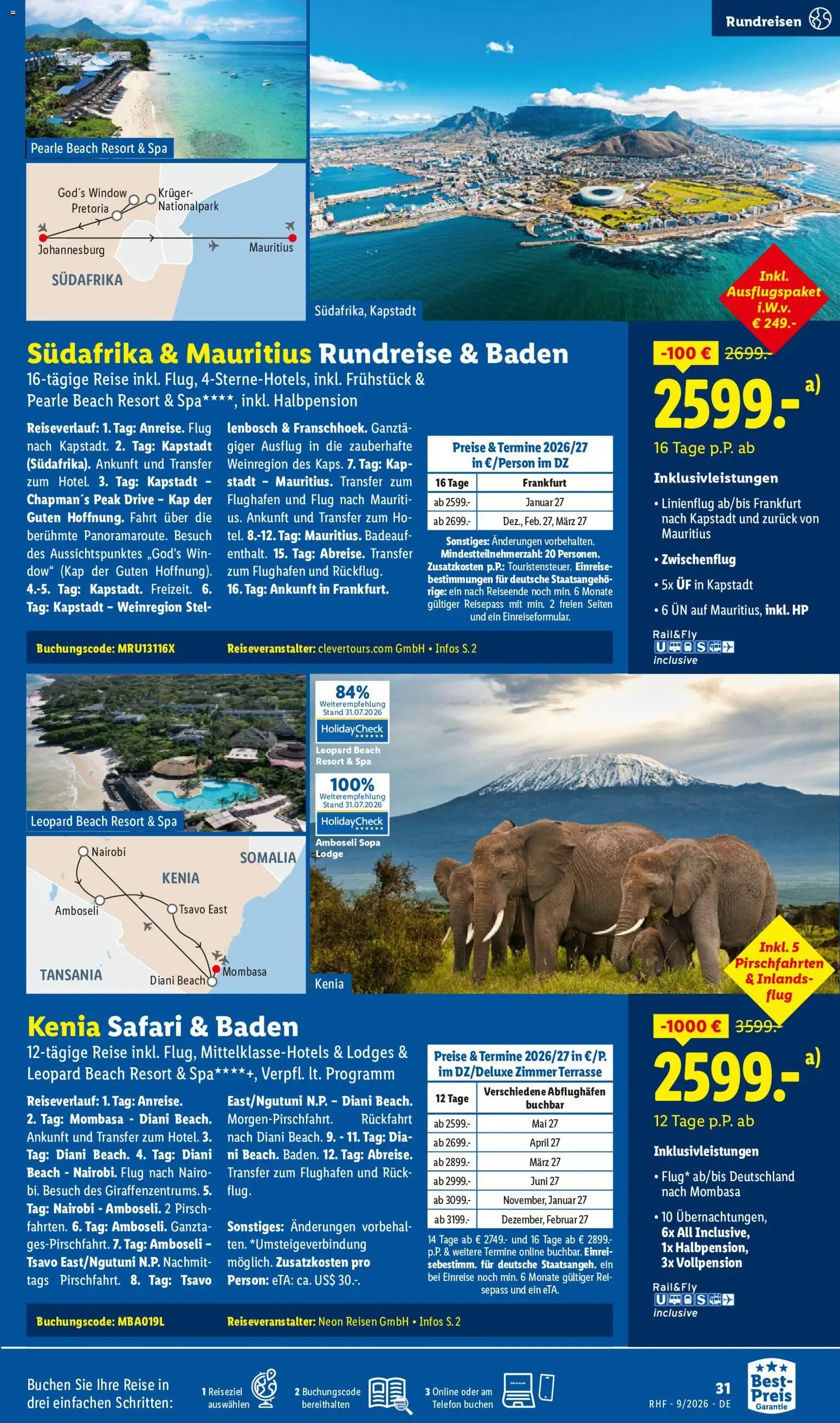 Lidl Reisen Prospekt