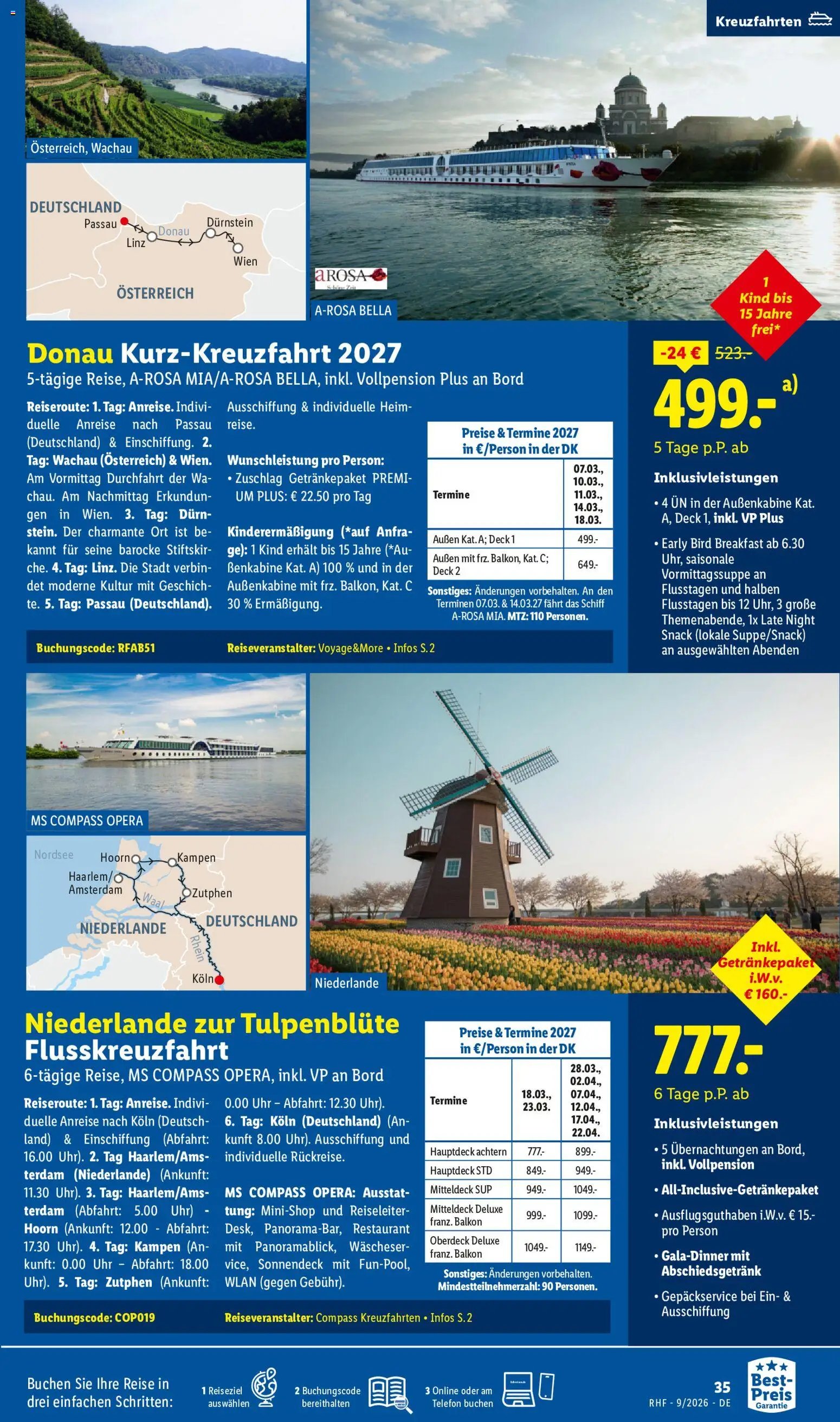Lidl Reisen Prospekt