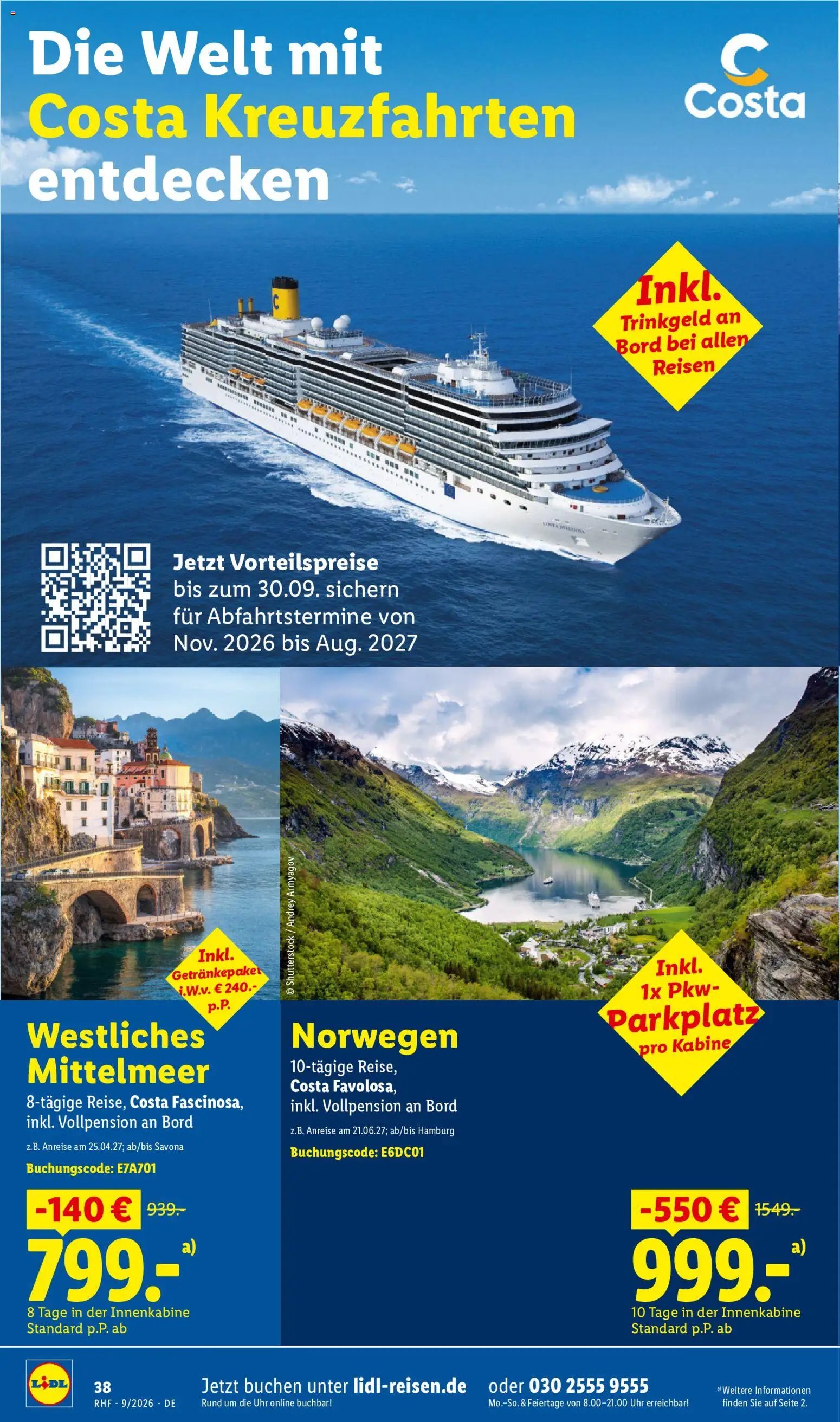 Lidl Reisen Prospekt