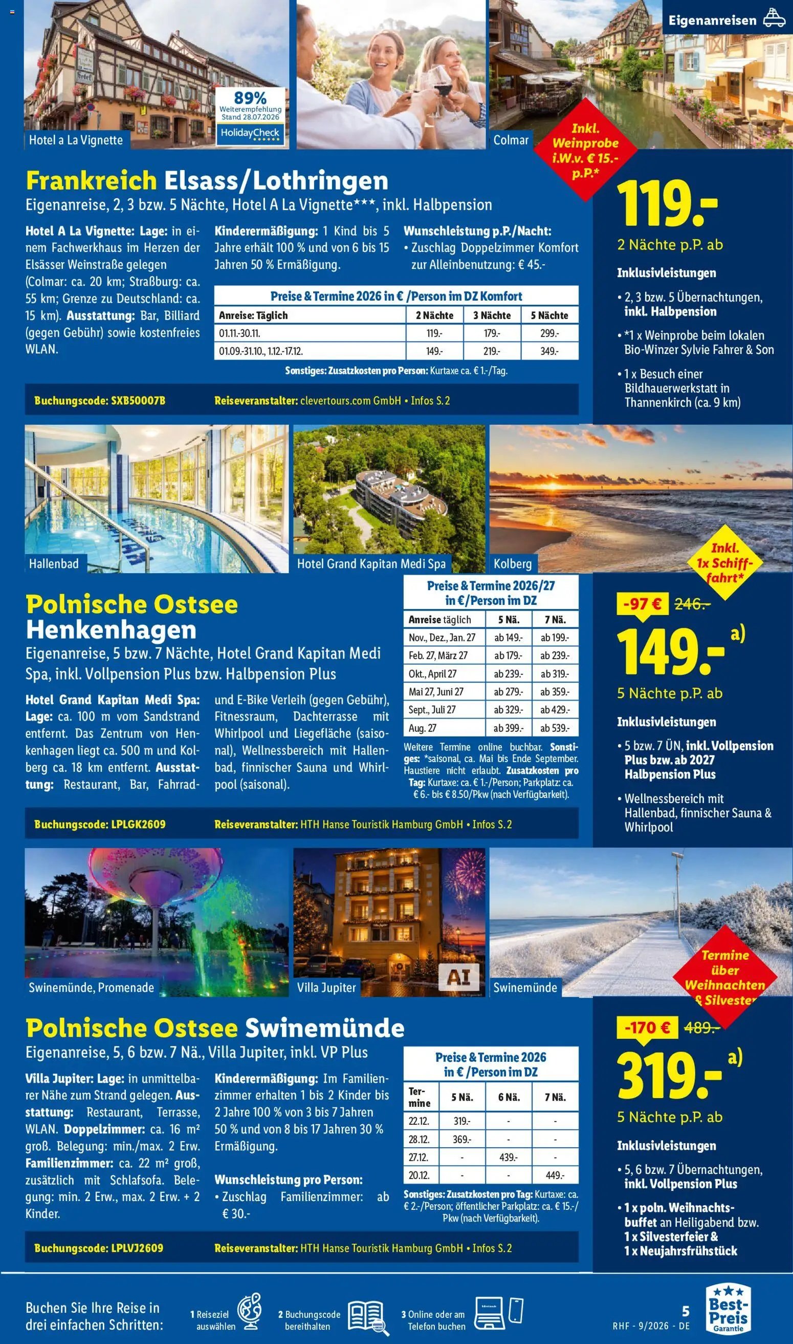 Lidl Reisen Prospekt