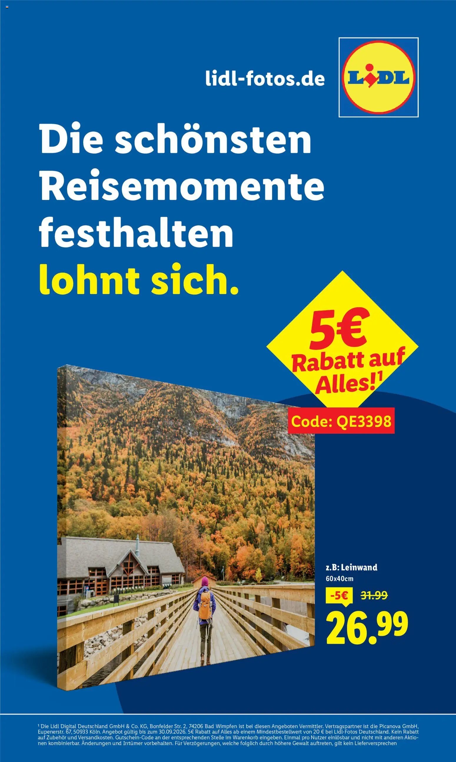 Lidl Reisen Prospekt