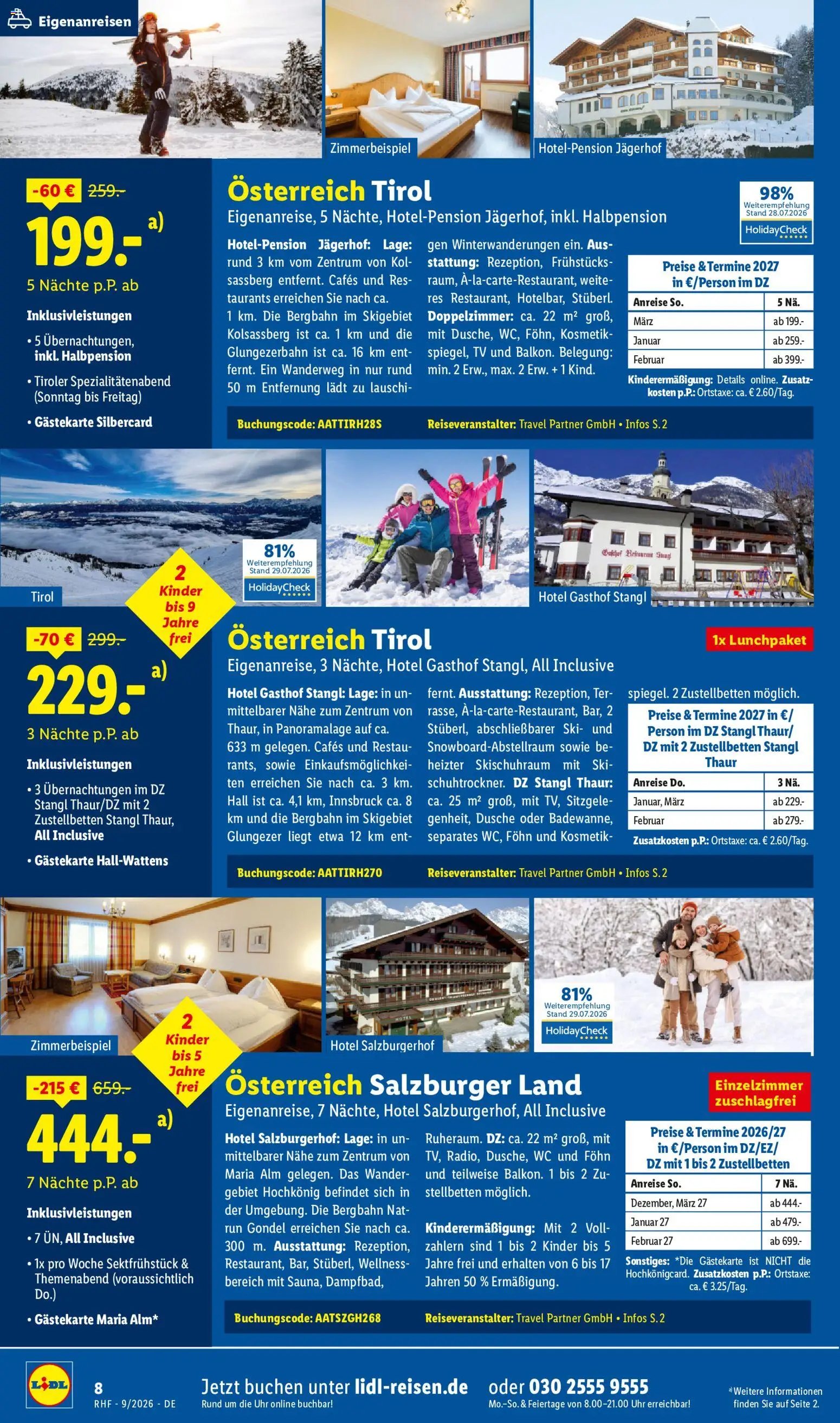 Lidl Reisen Prospekt