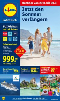 Lidl Reisen Prospekt