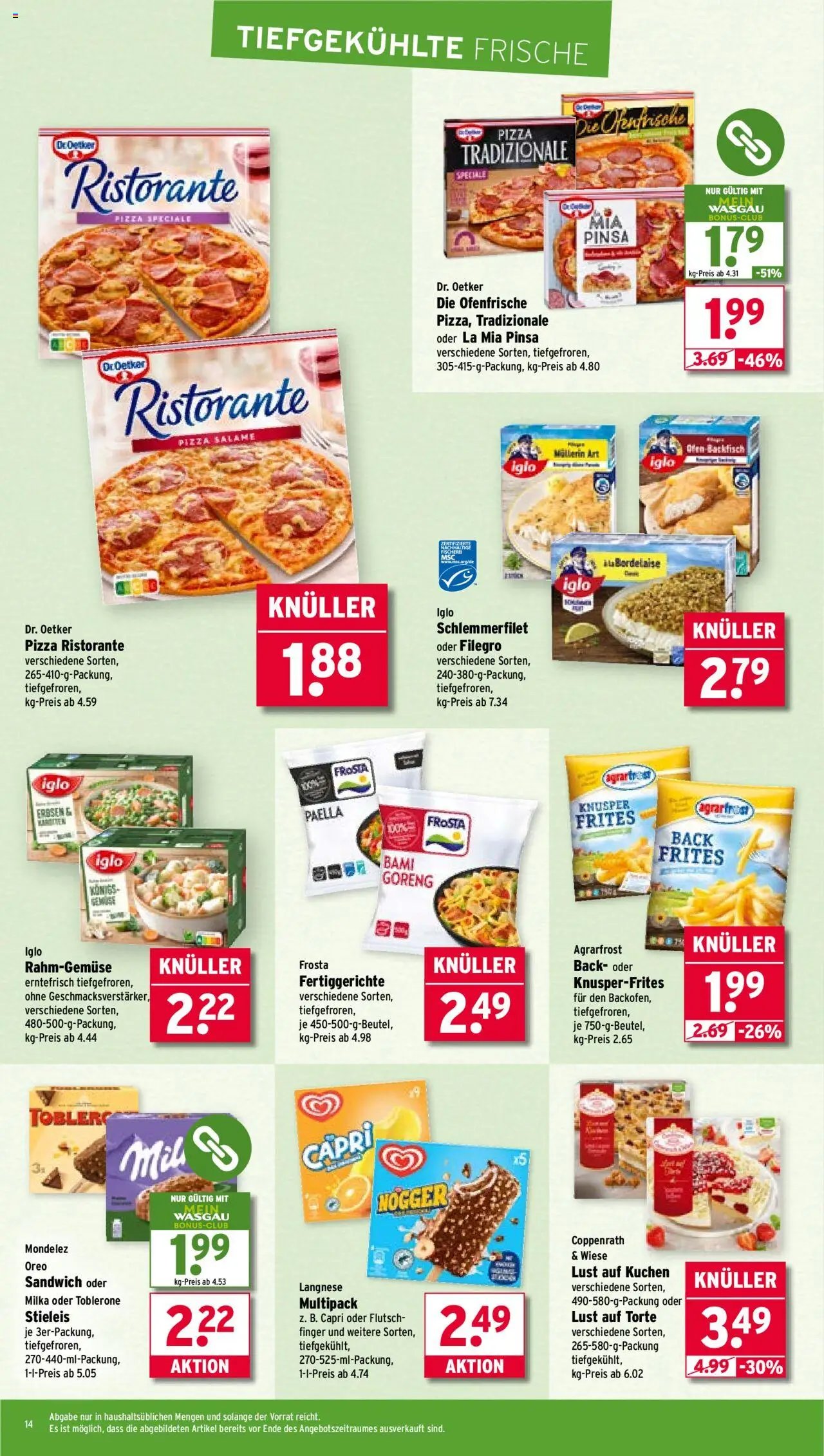 Wasgau Prospekt 	 (2025-07-21 - 2025-07-26) | 14