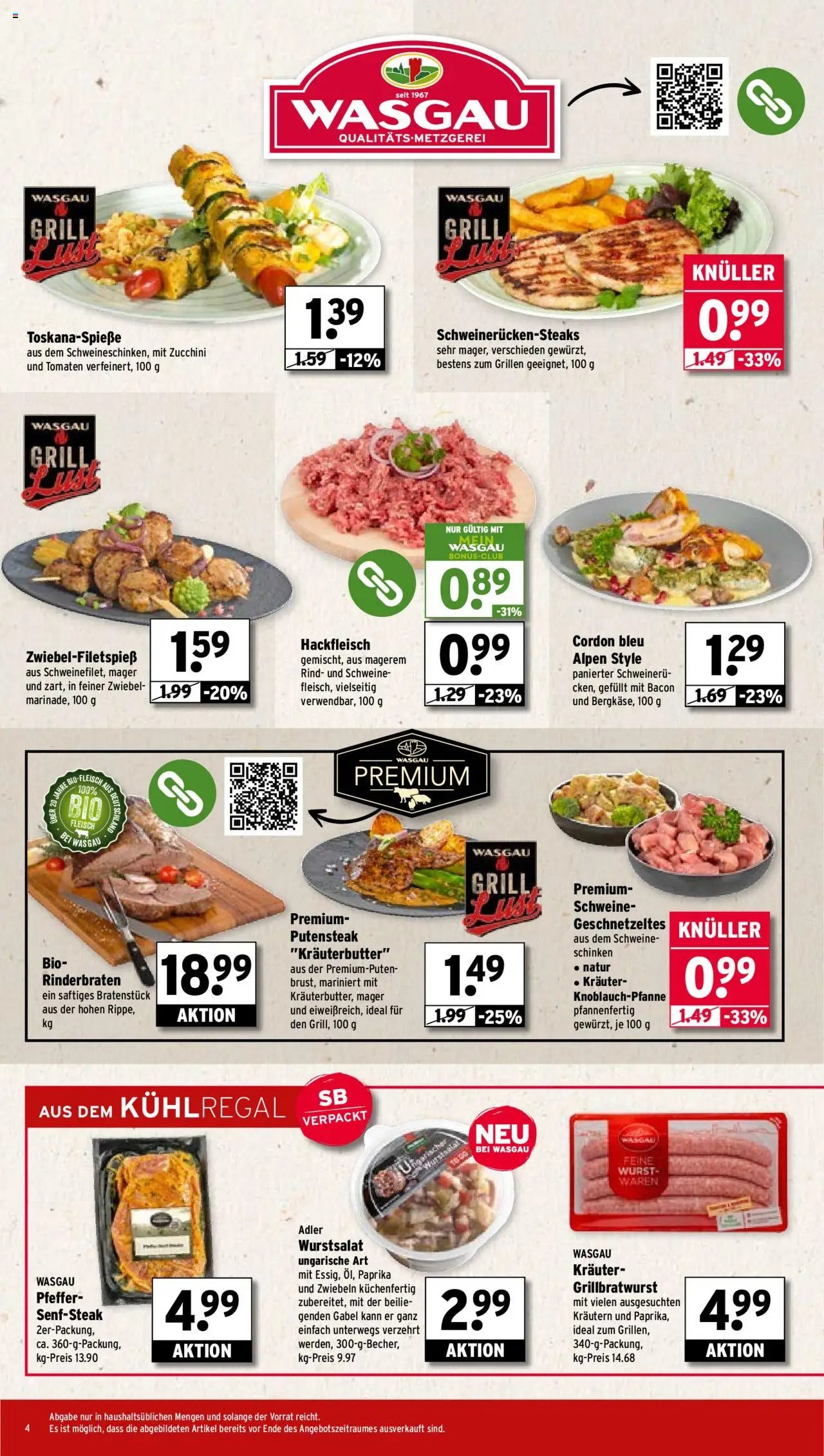 Wasgau Prospekt 	 (2025-07-21 - 2025-07-26) | 4