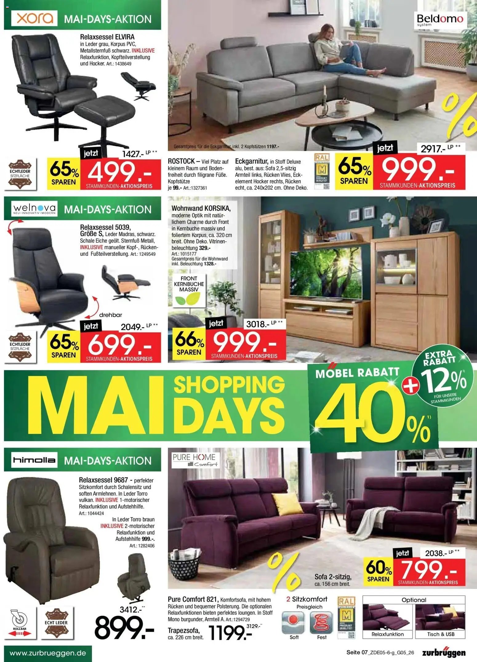 Zurbrüggen MaiDays Shopping