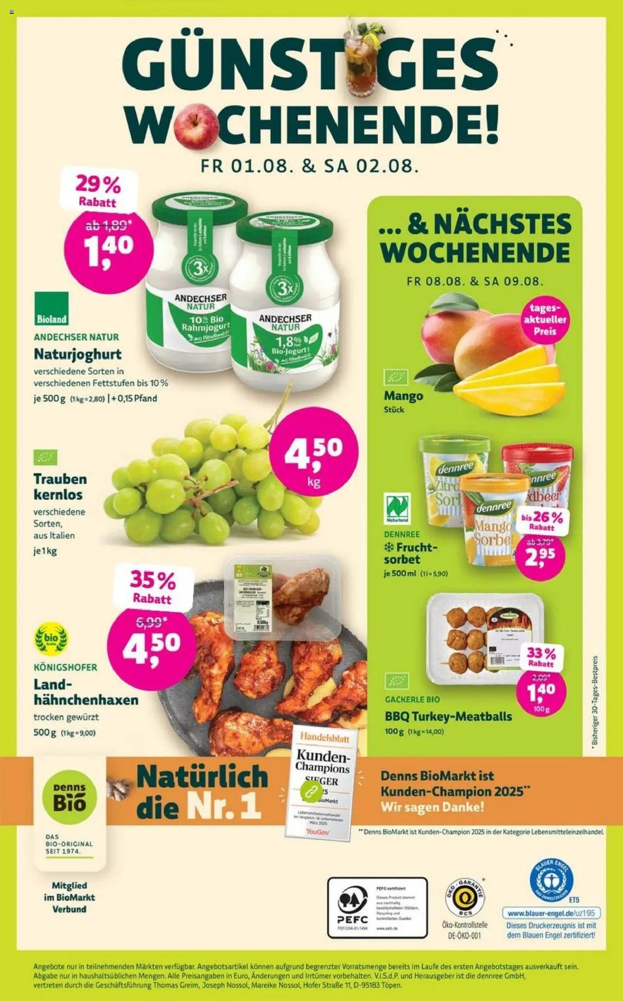 Denns BioMarkt Angebote (2025-07-30 - 2025-08-12) | 12