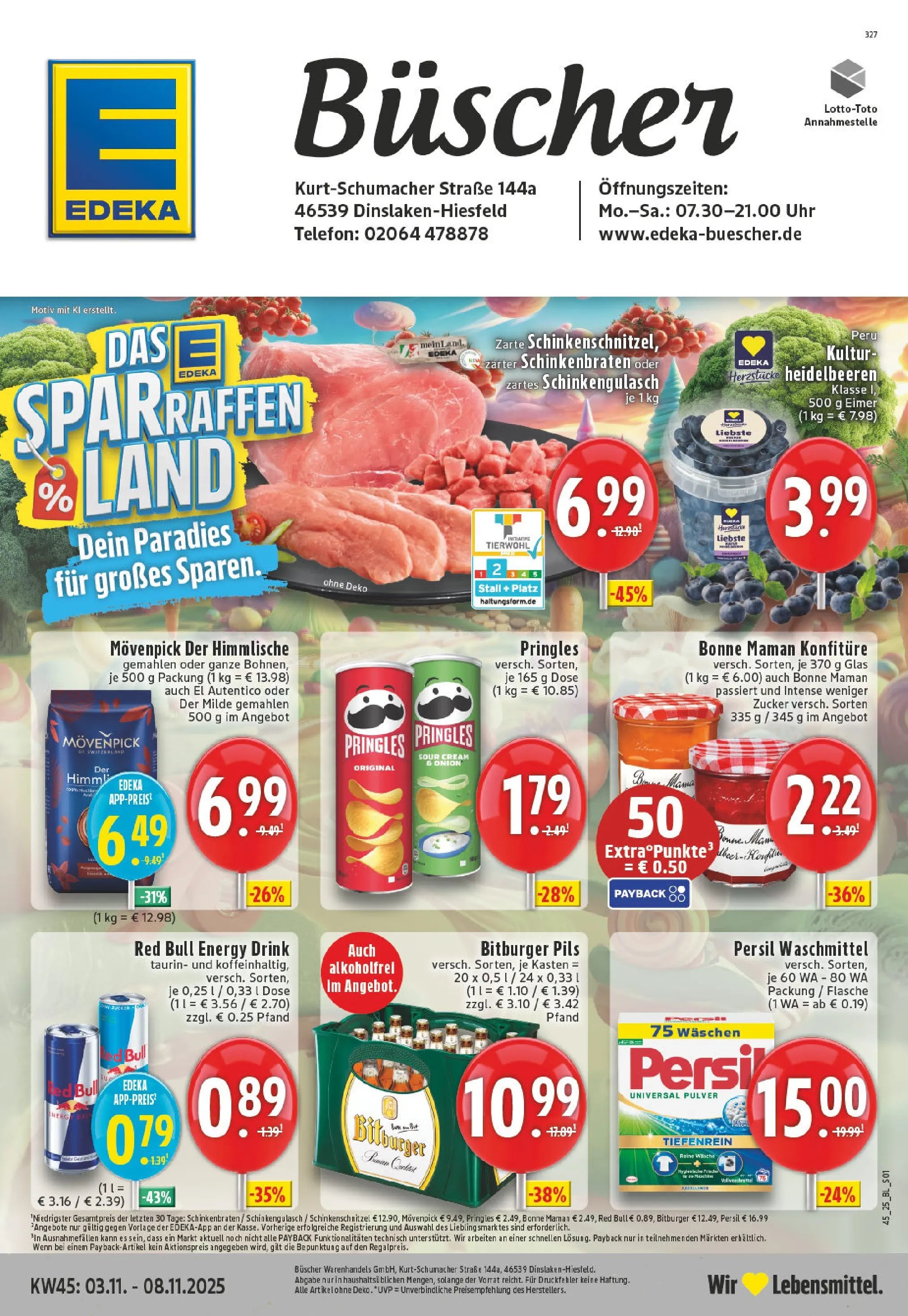 Edeka prospekt Dinslaken-Hiesfeld	