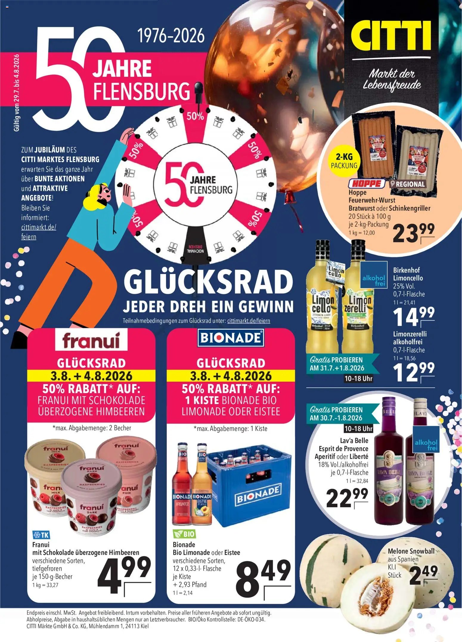 CITTI Markt 50 Jahre Flensburg