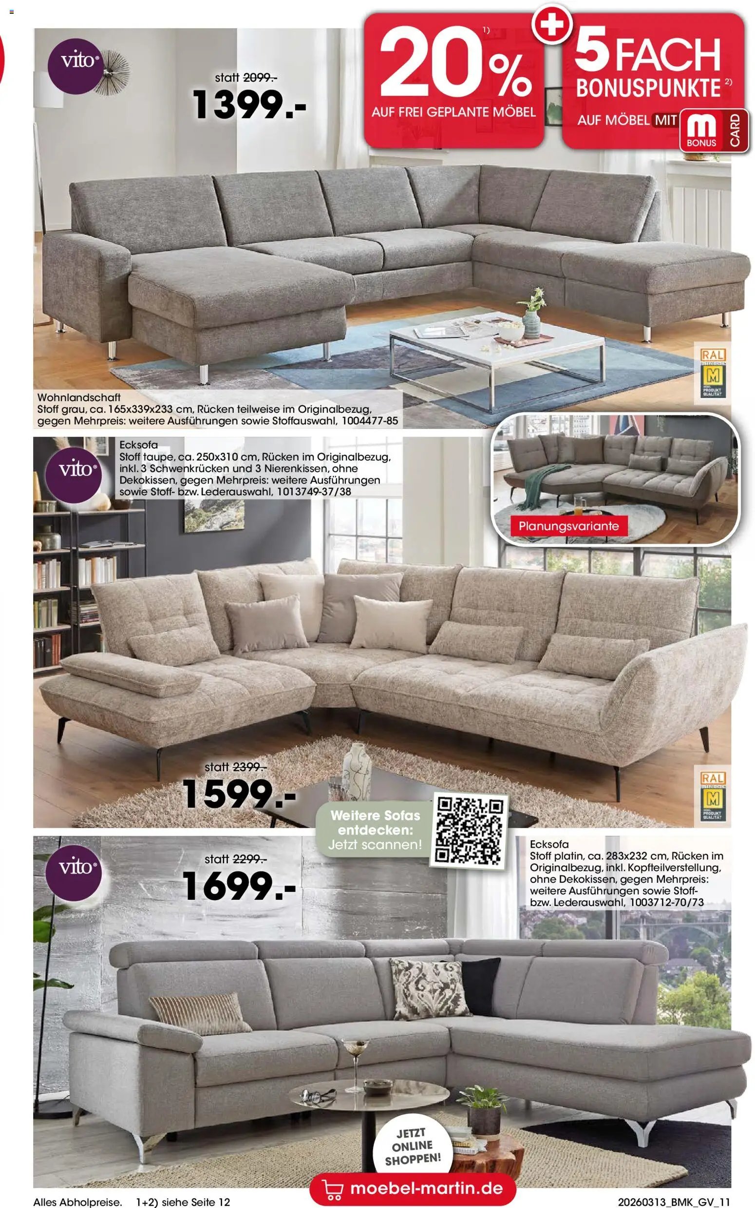 Möbel Martin Prospekt 	 (2026-03-13 - 2026-03-31)
