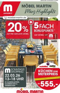 Möbel Martin Prospekt 	 (2026-03-13 - 2026-03-31)