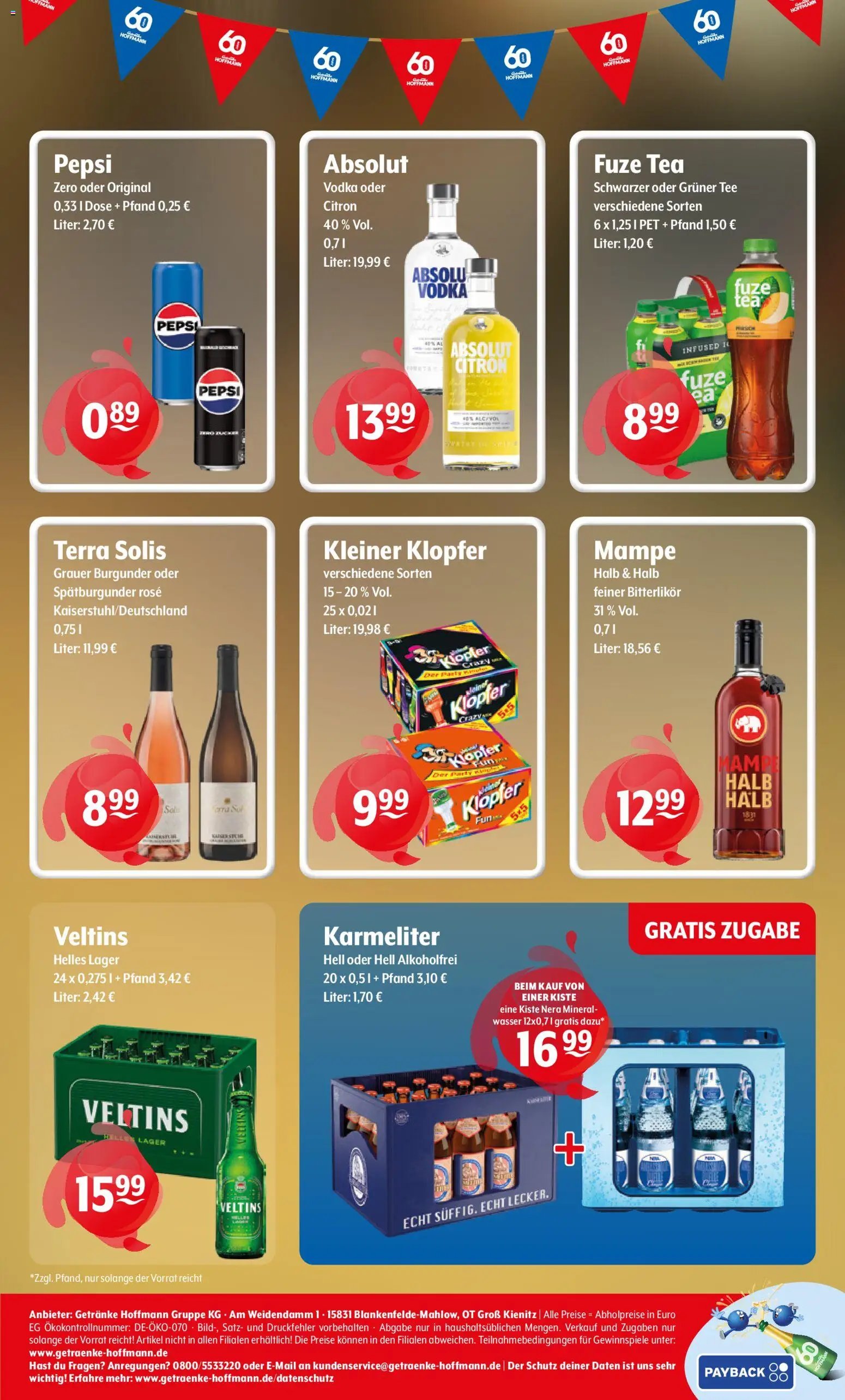 Getränke Hoffmann Prospekt