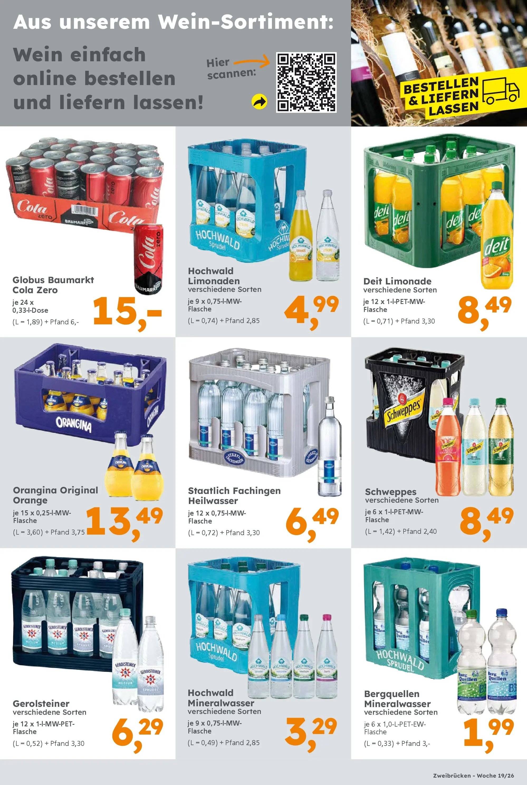 Globus Baumarkt Prospekt Zweibrücken	