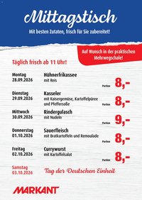 Markant Mittagstisch