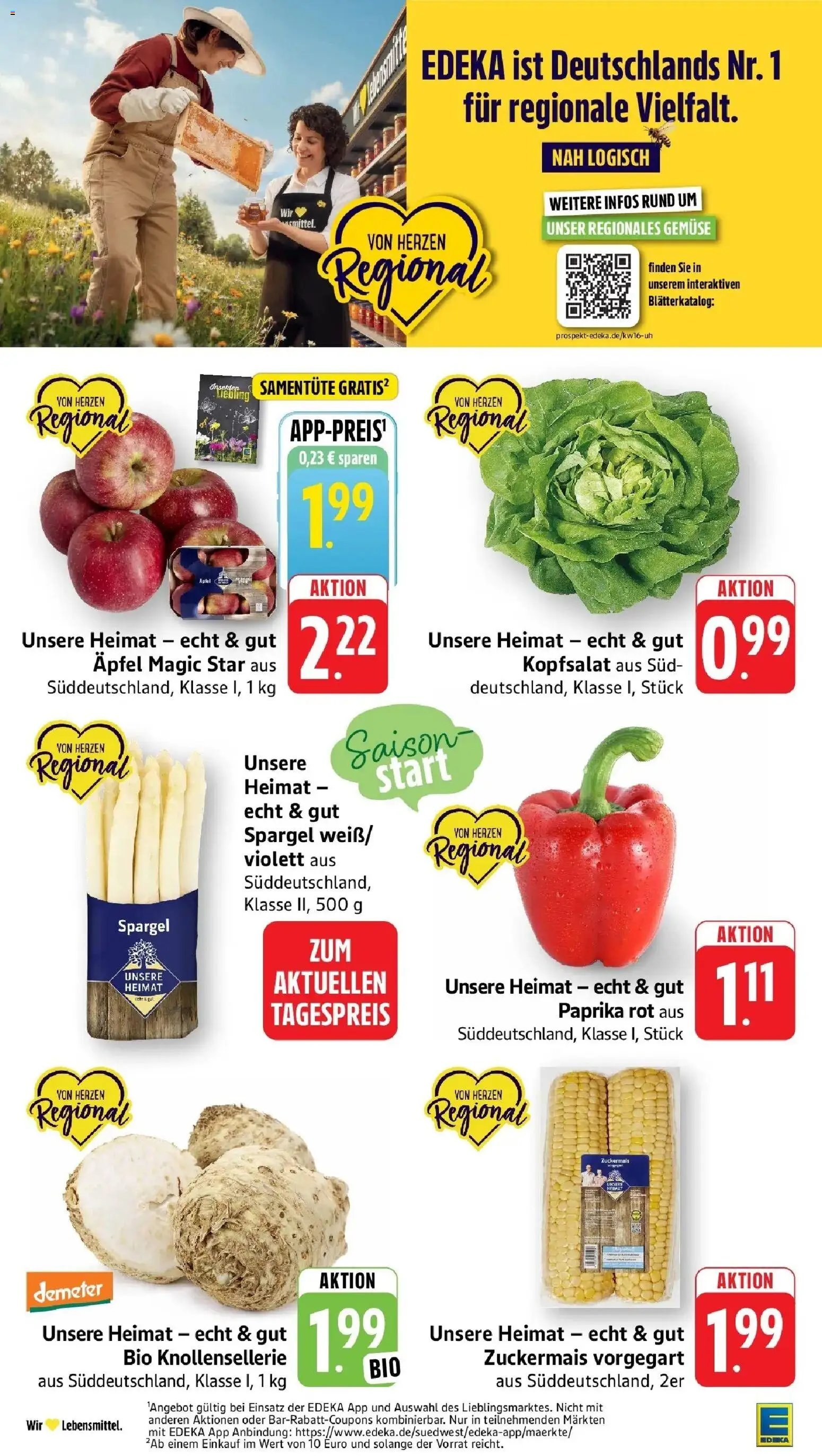 Edeka prospekt Bruchsal - Untergrombach	