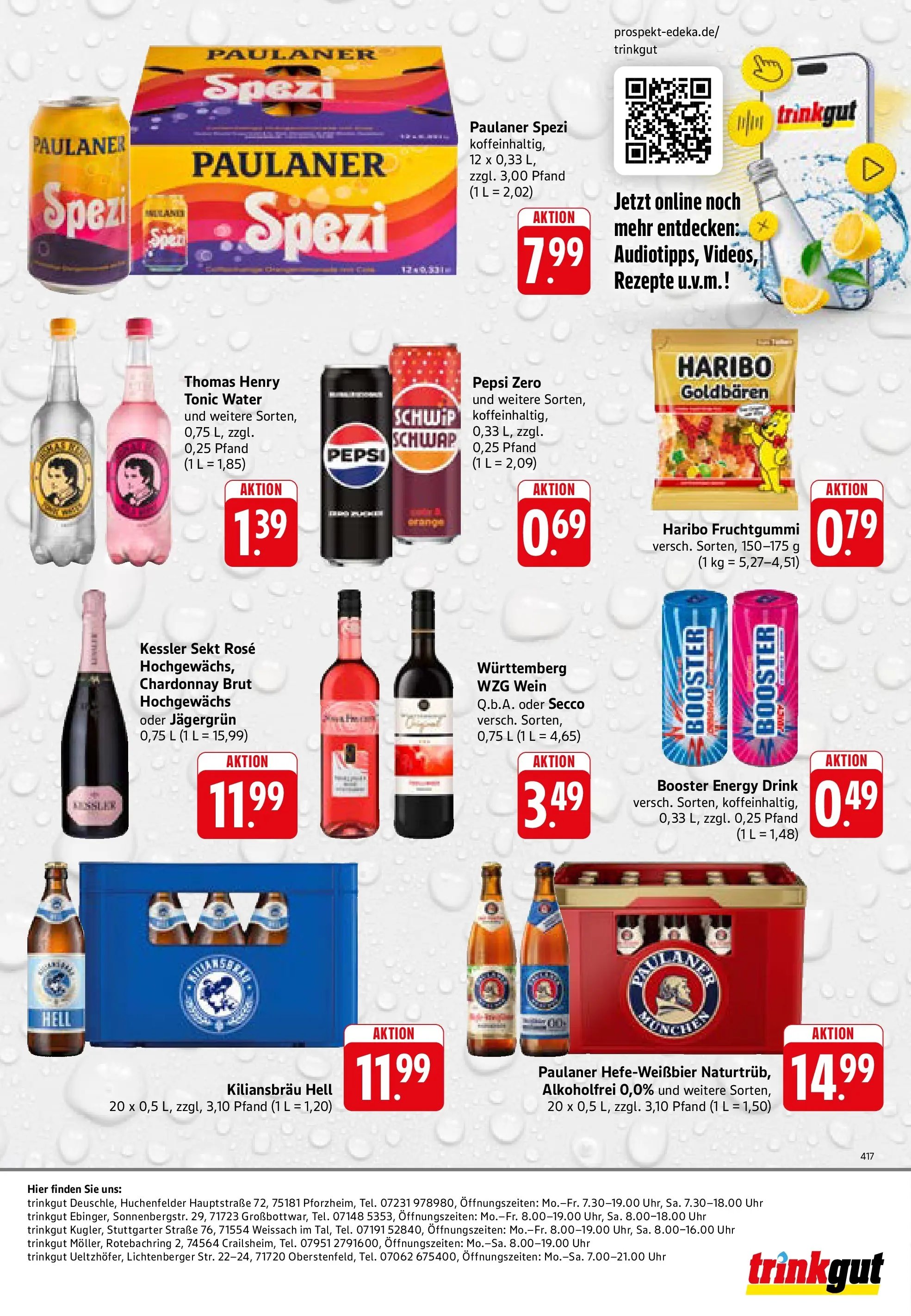 Trinkgut Prospekt Weissach Im Tal	