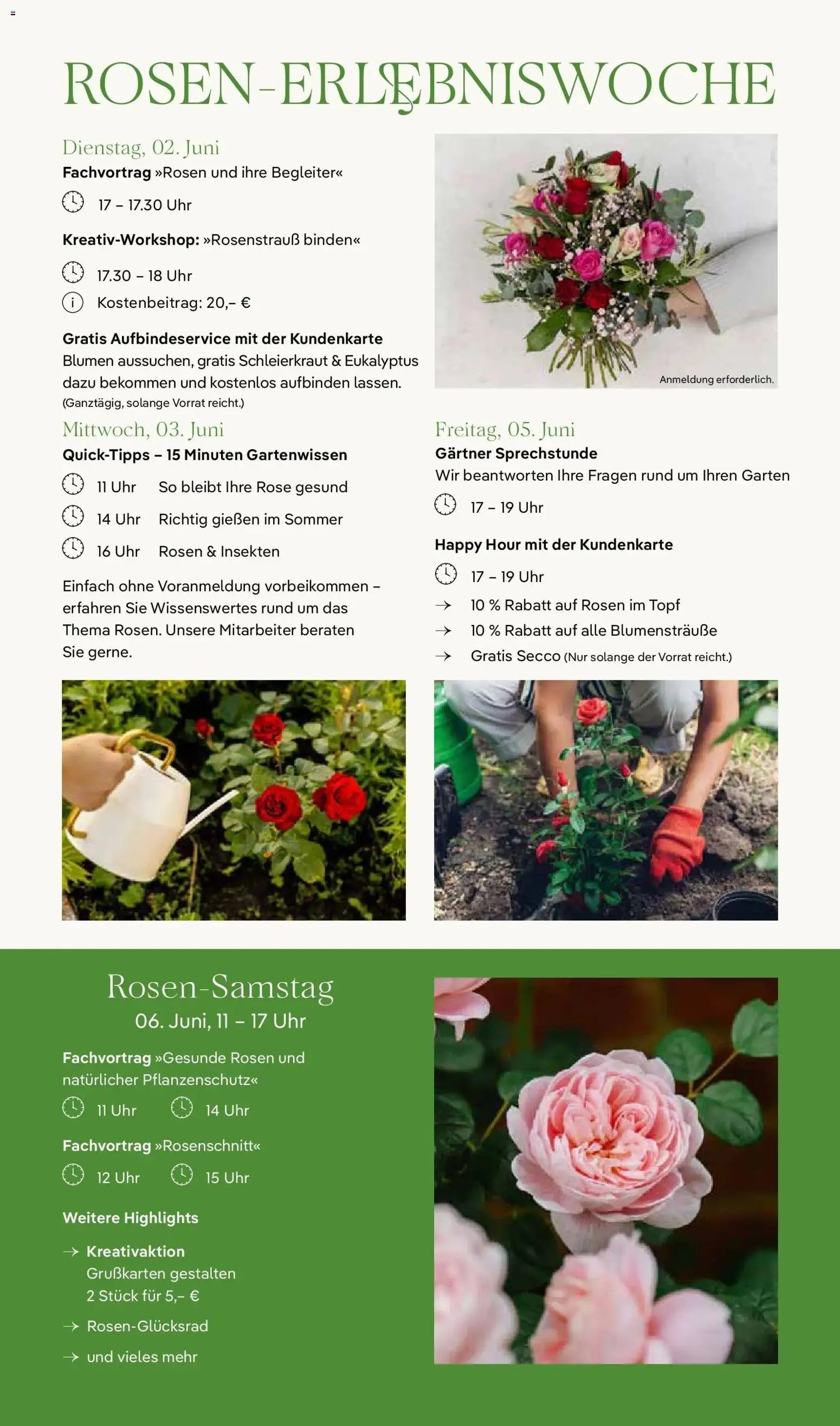 Pflanzen-Kölle Rosenerlebniswochen Fellbach