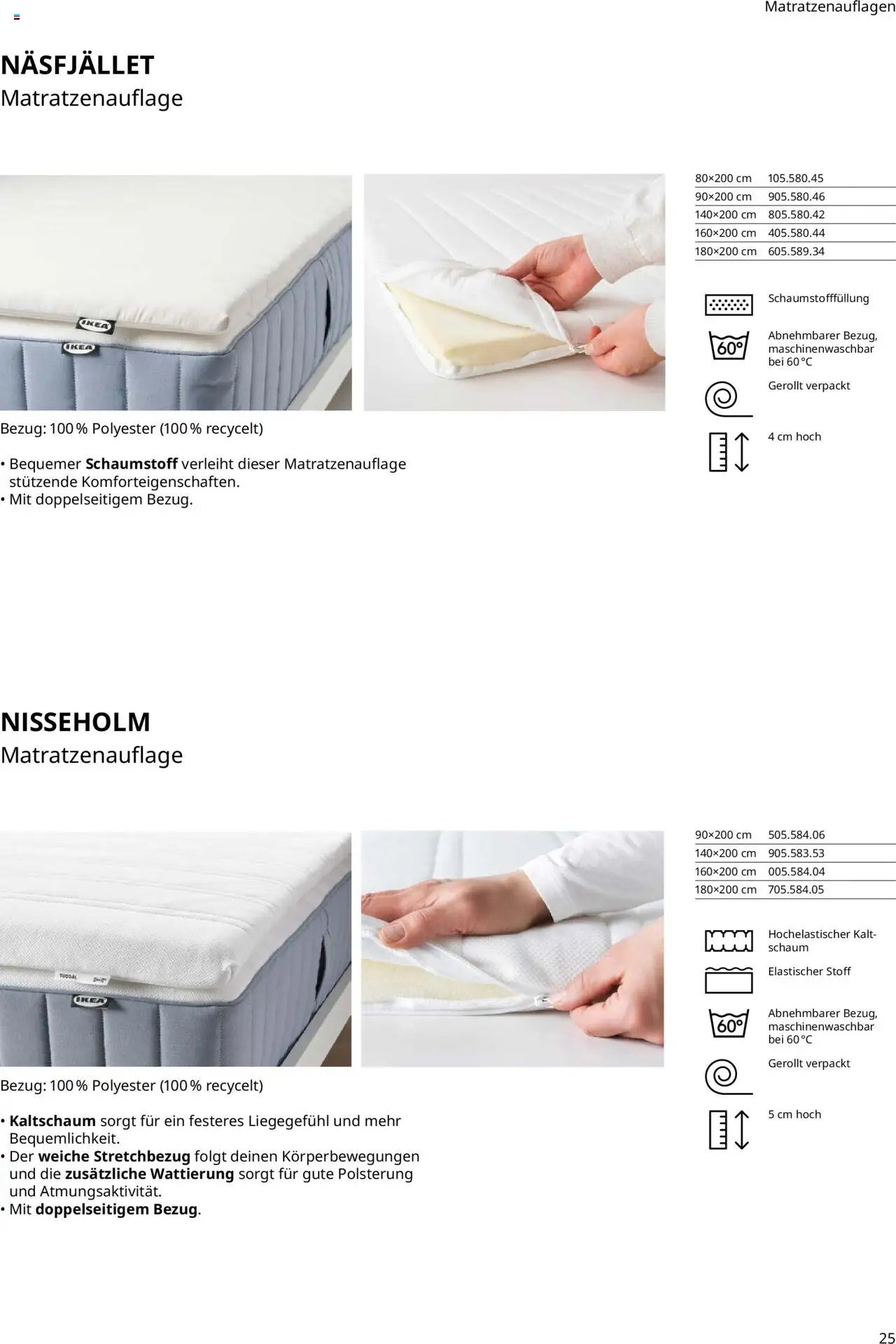 Ikea Prospekt  Schlafkomfort	
