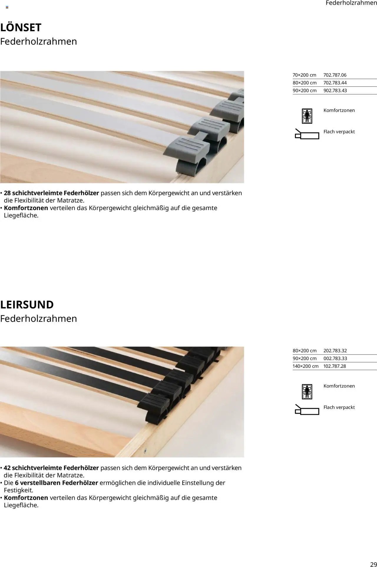 Ikea Prospekt  Schlafkomfort	 (2025-09-30 - 2026-09-30)