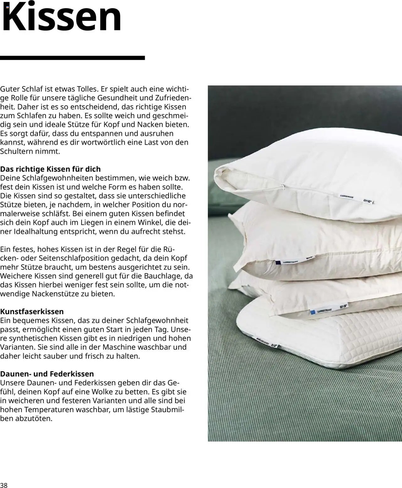 Ikea Prospekt  Schlafkomfort	