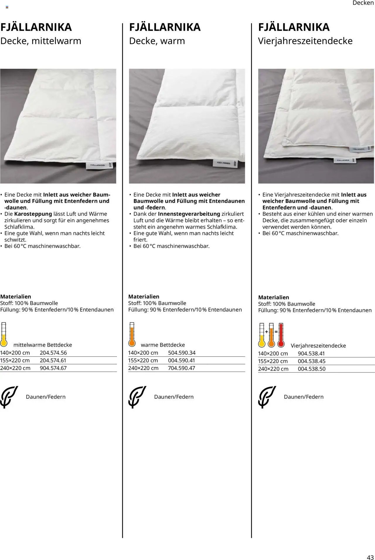 Ikea Prospekt  Schlafkomfort	