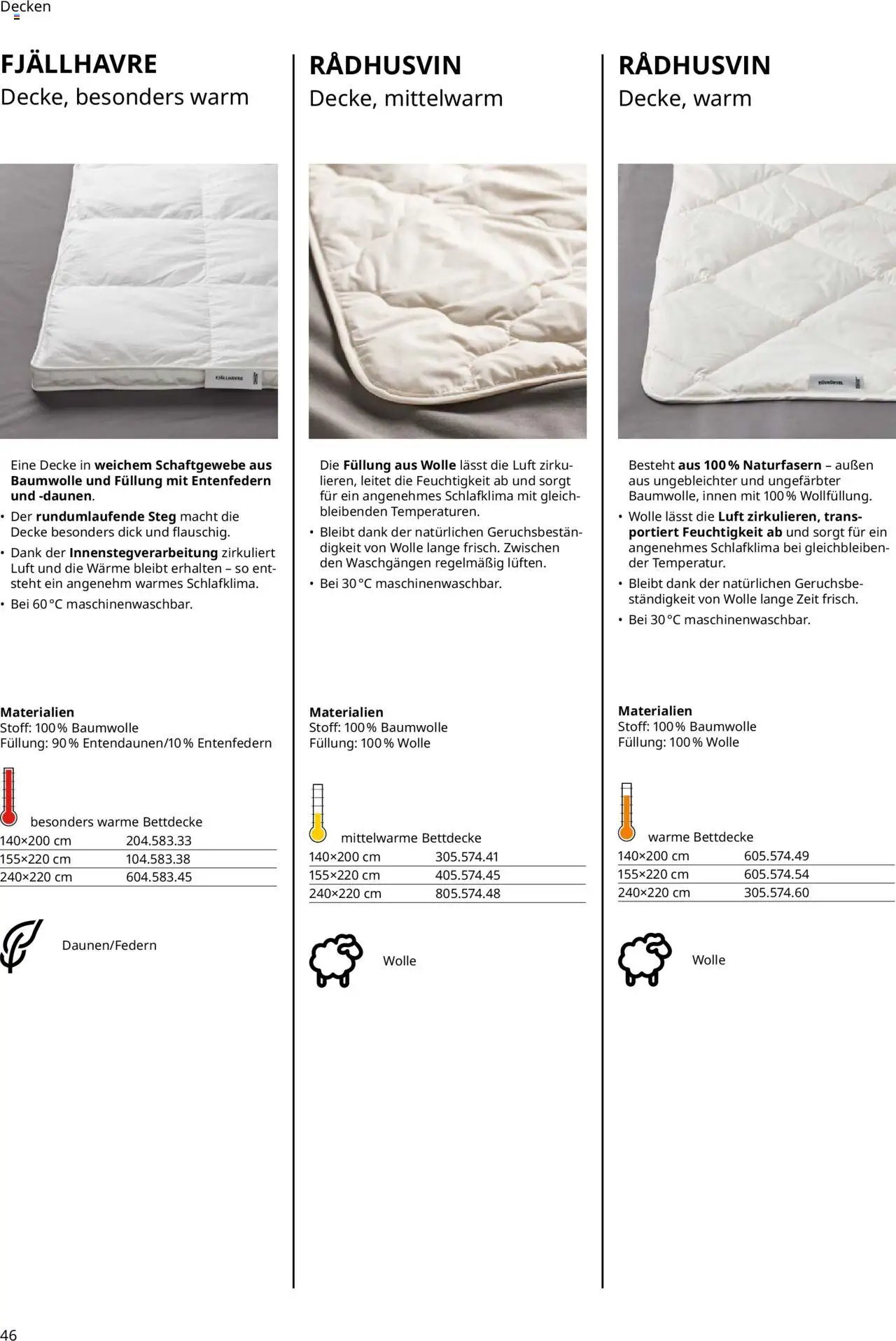 Ikea Prospekt  Schlafkomfort	