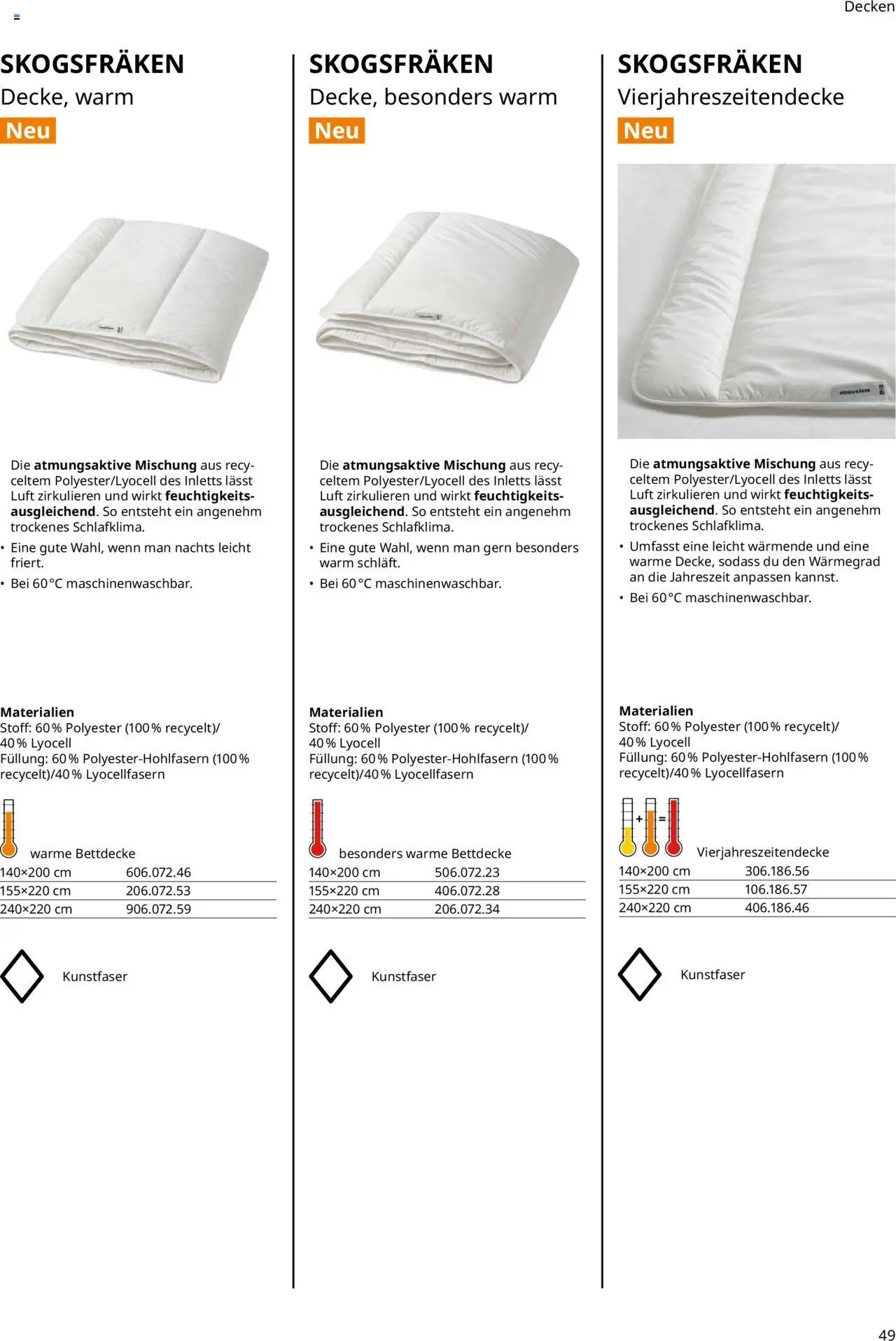 Ikea Prospekt  Schlafkomfort	