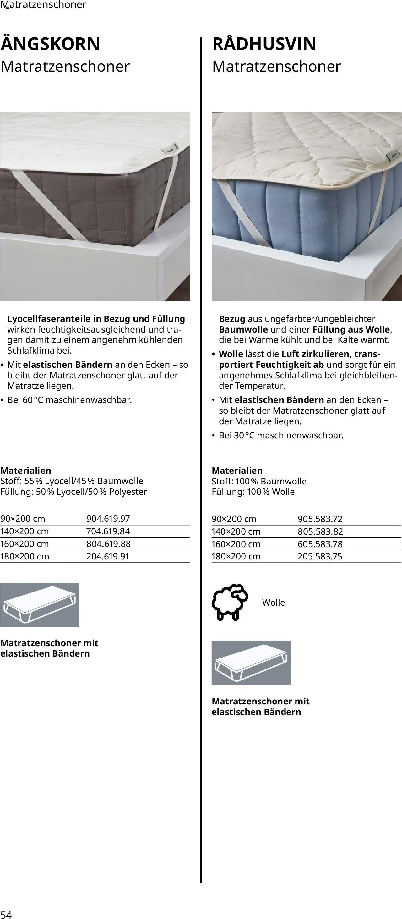 Ikea Prospekt  Schlafkomfort	