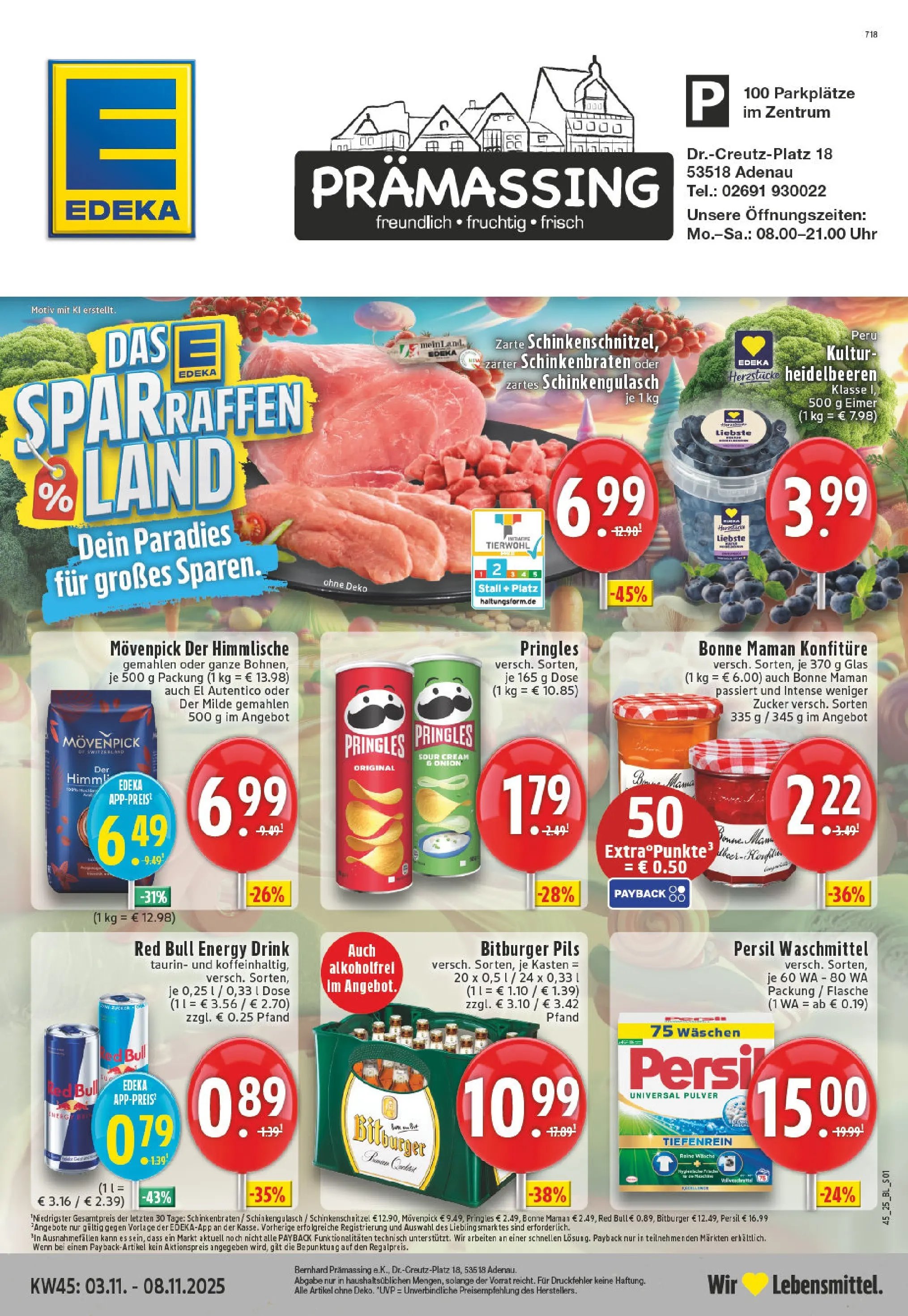 Edeka prospekt Adenau / Eifel	