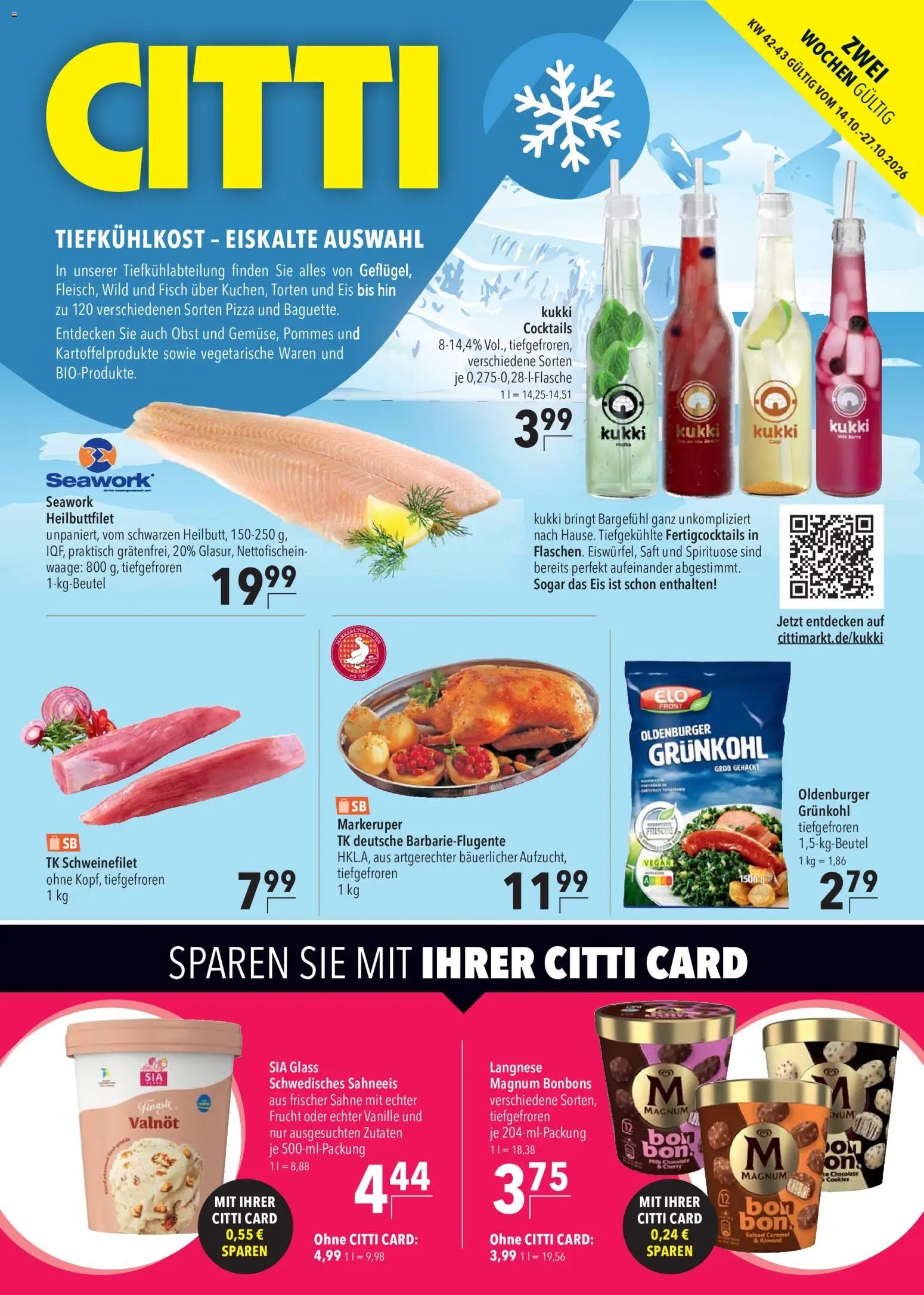 CITTI Markt Tiefkühlkost