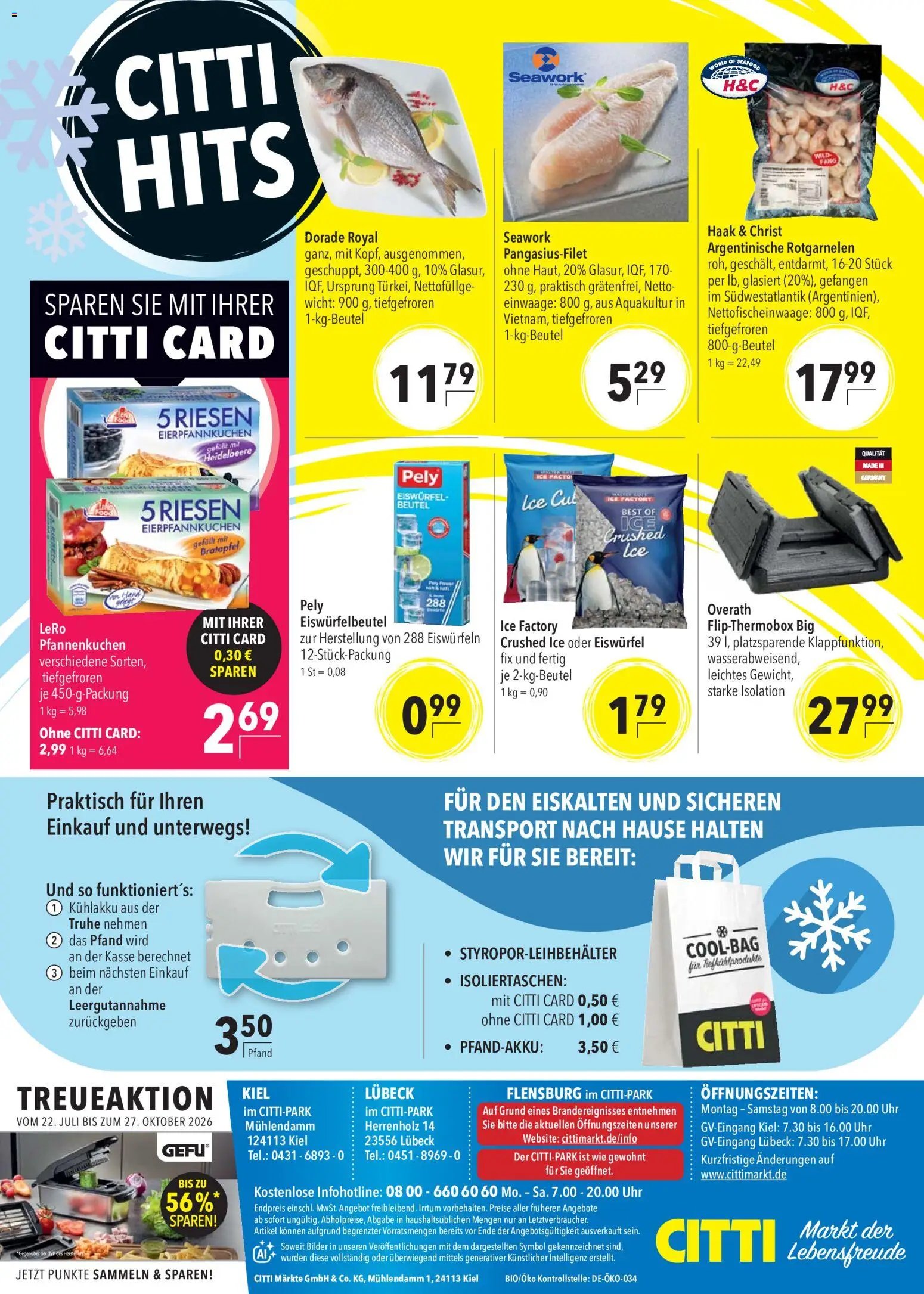 CITTI Markt Tiefkühlkost
