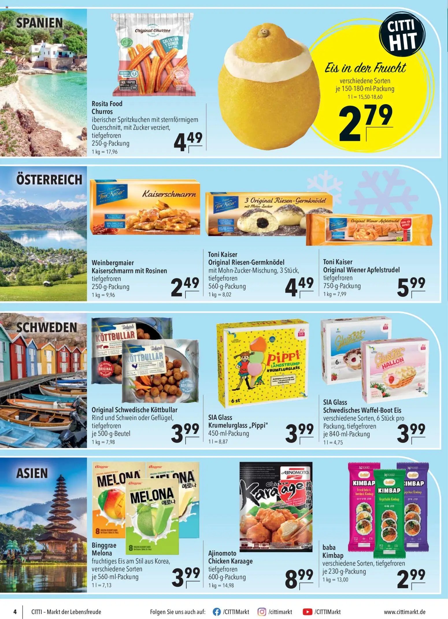 CITTI Markt Tiefkühlkost