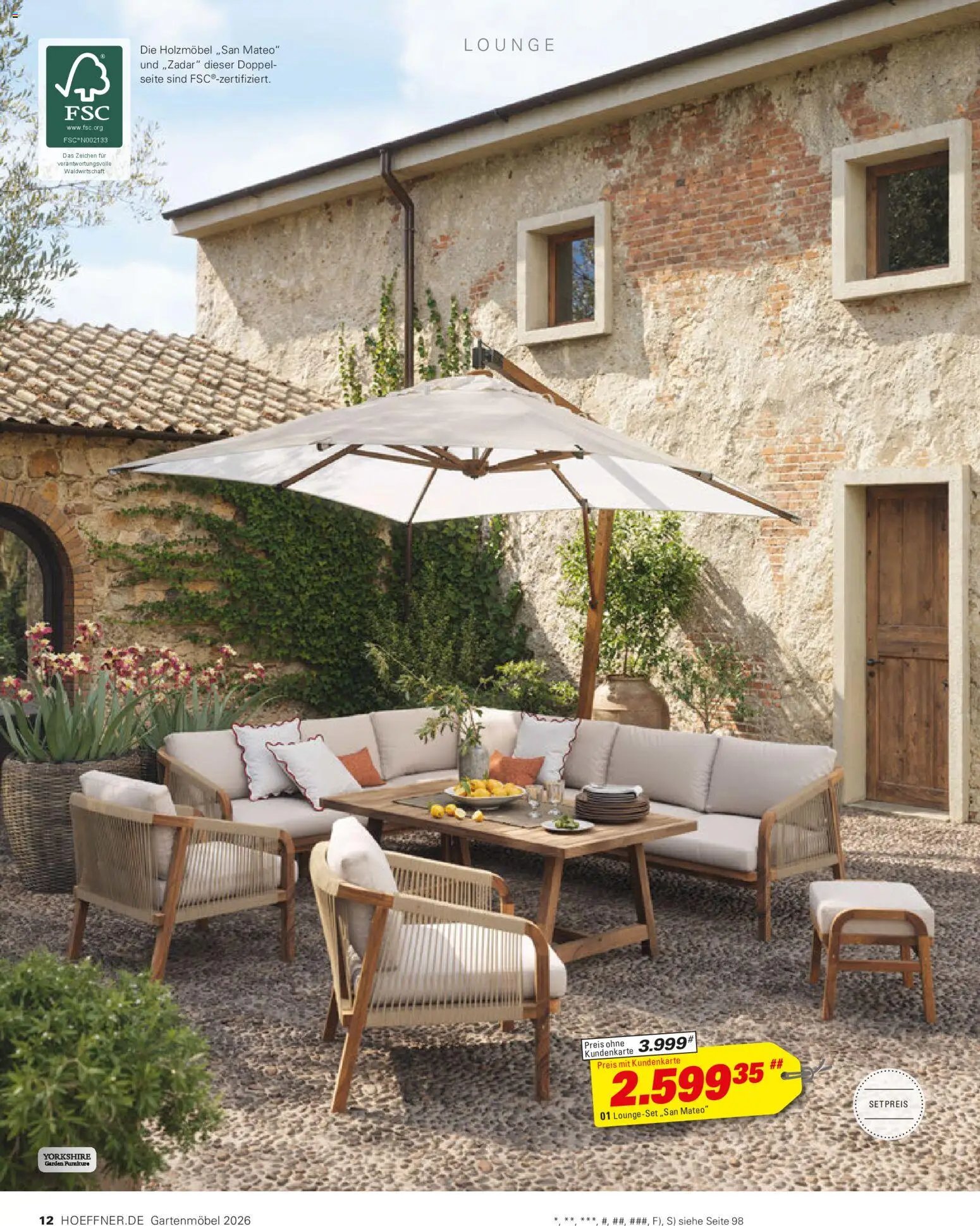 Höffner Prospekt Gartenmöbel