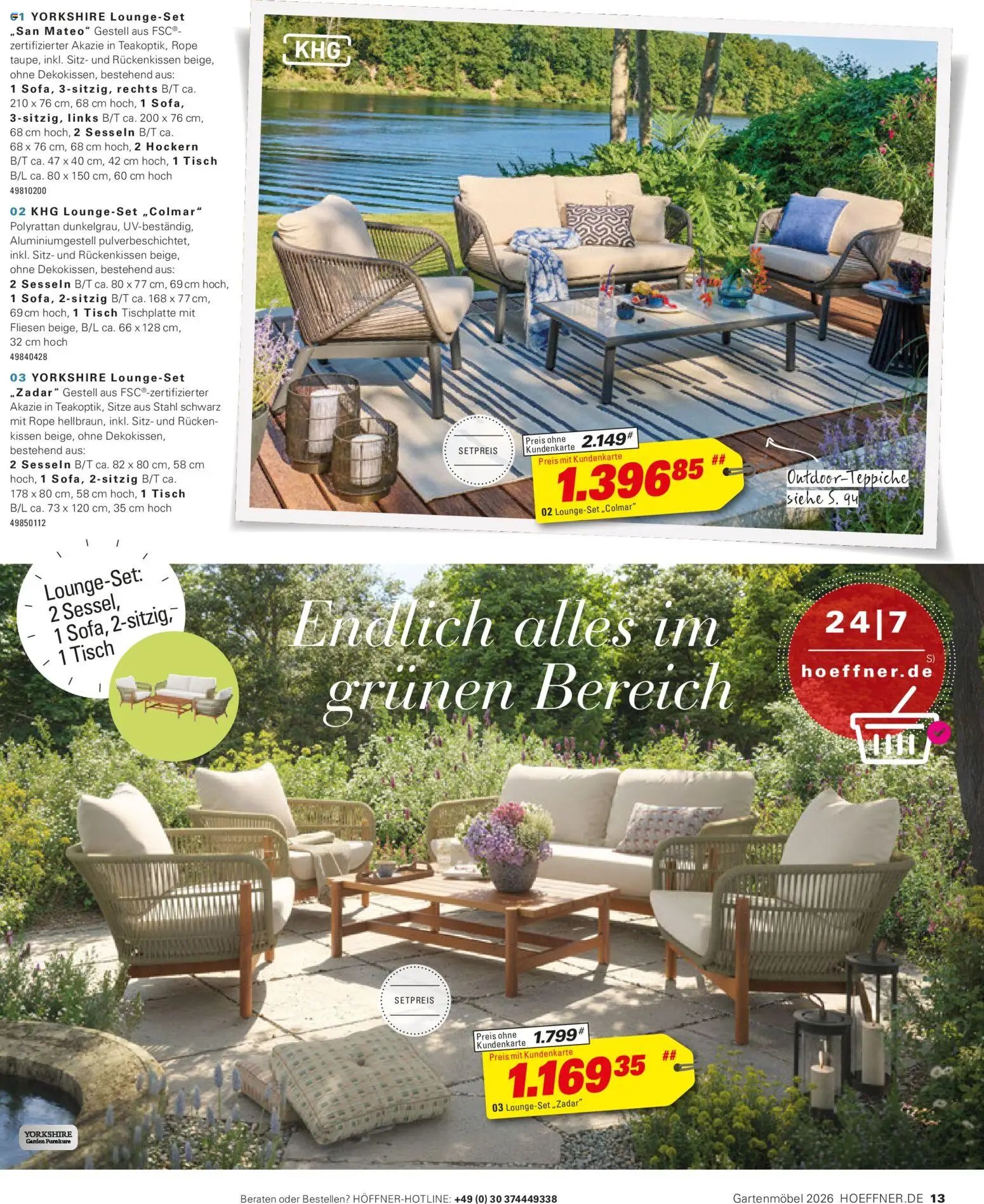 Höffner Prospekt Gartenmöbel