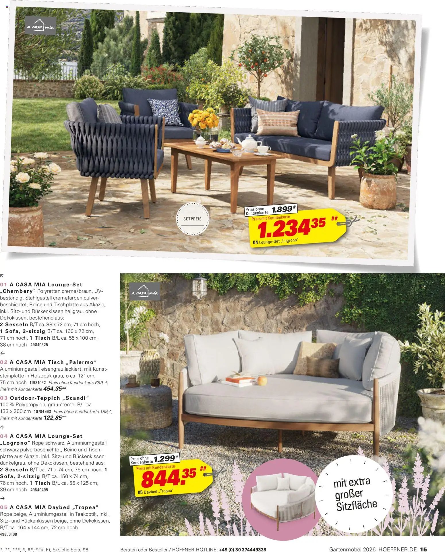 Höffner Prospekt Gartenmöbel