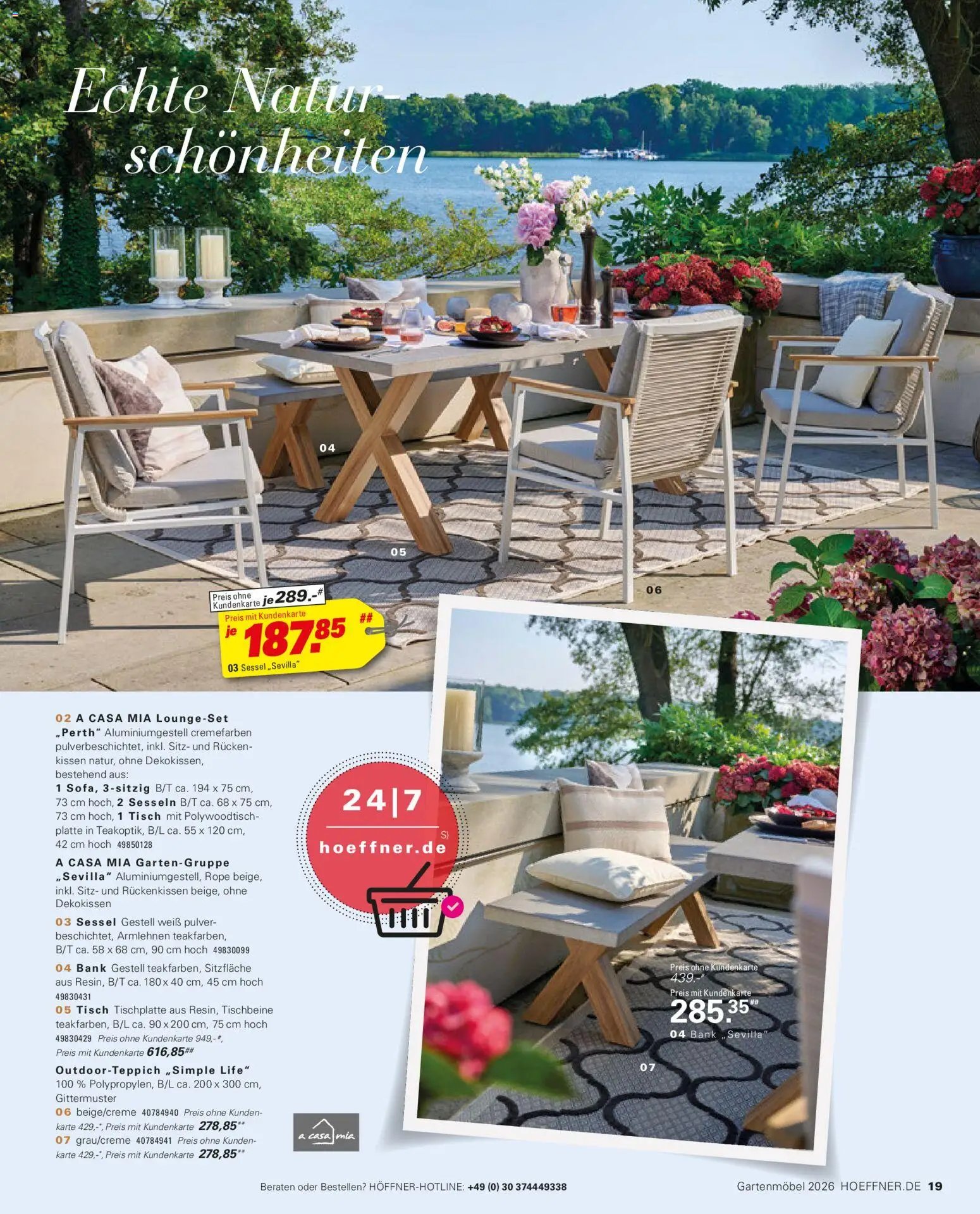 Höffner Prospekt Gartenmöbel