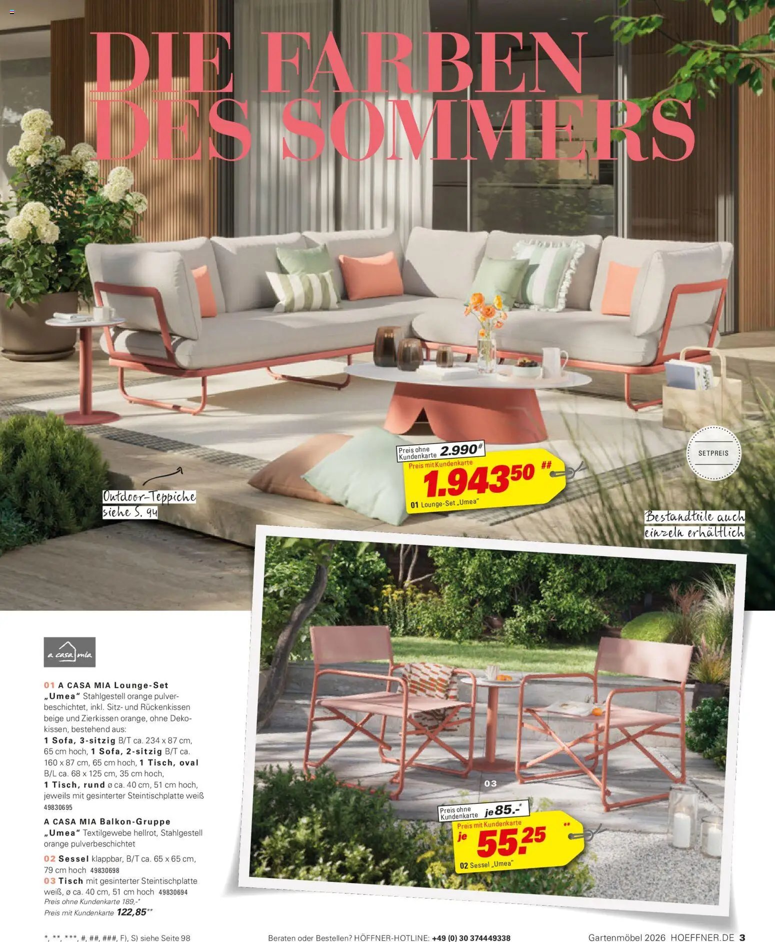 Höffner Prospekt Gartenmöbel