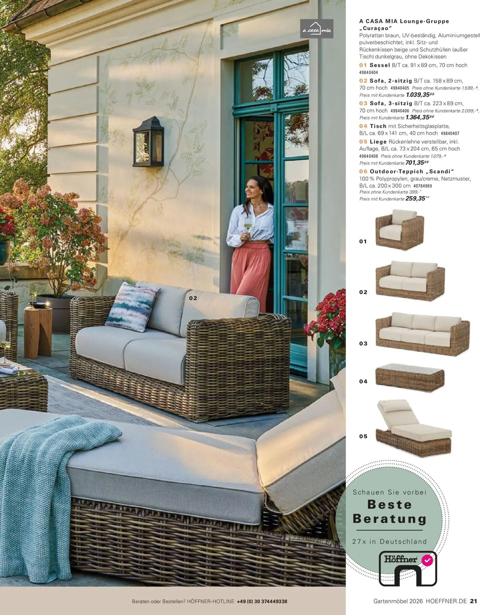 Höffner Prospekt Gartenmöbel