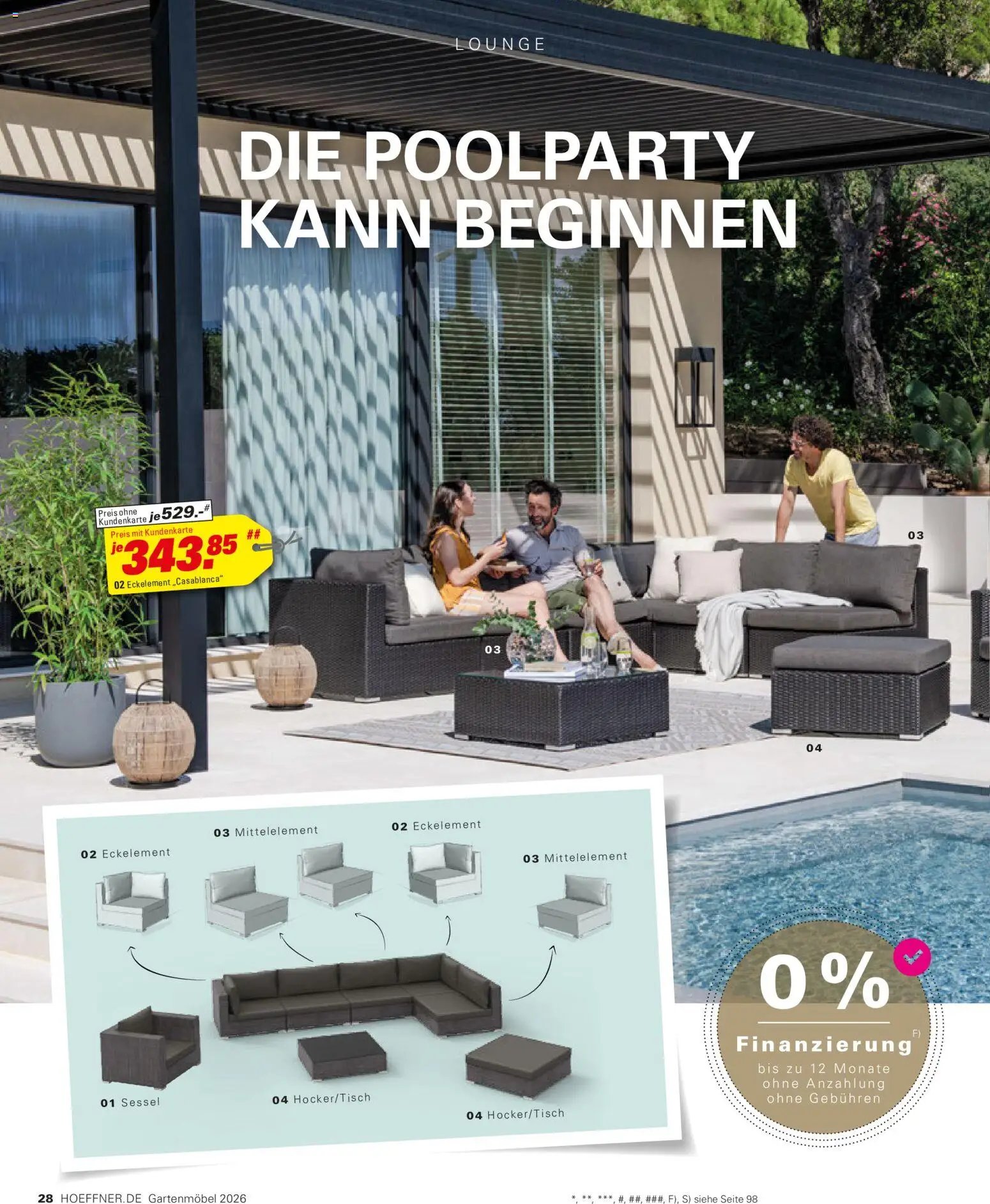 Höffner Prospekt Gartenmöbel