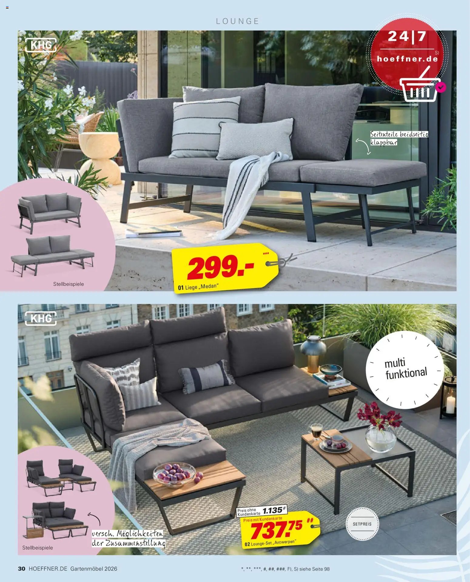 Höffner Prospekt Gartenmöbel