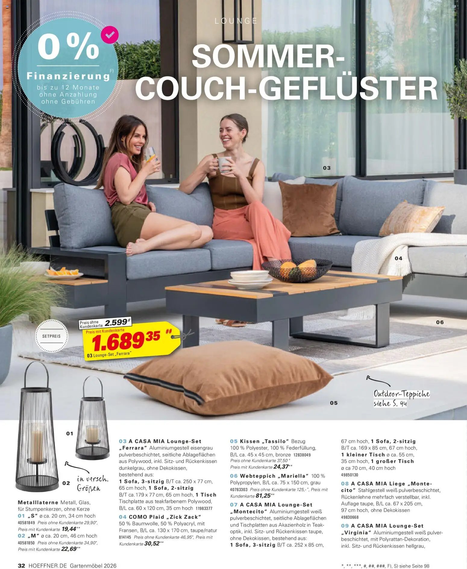 Höffner Prospekt Gartenmöbel