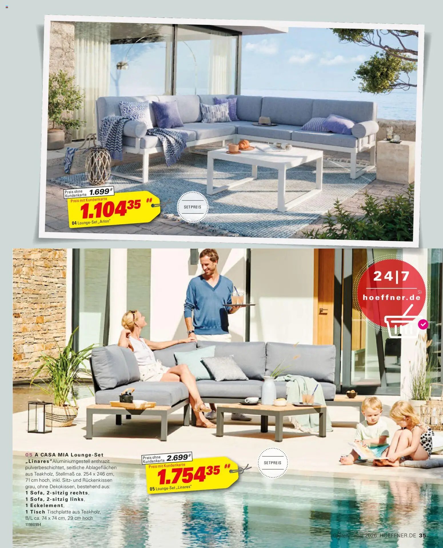 Höffner Prospekt Gartenmöbel