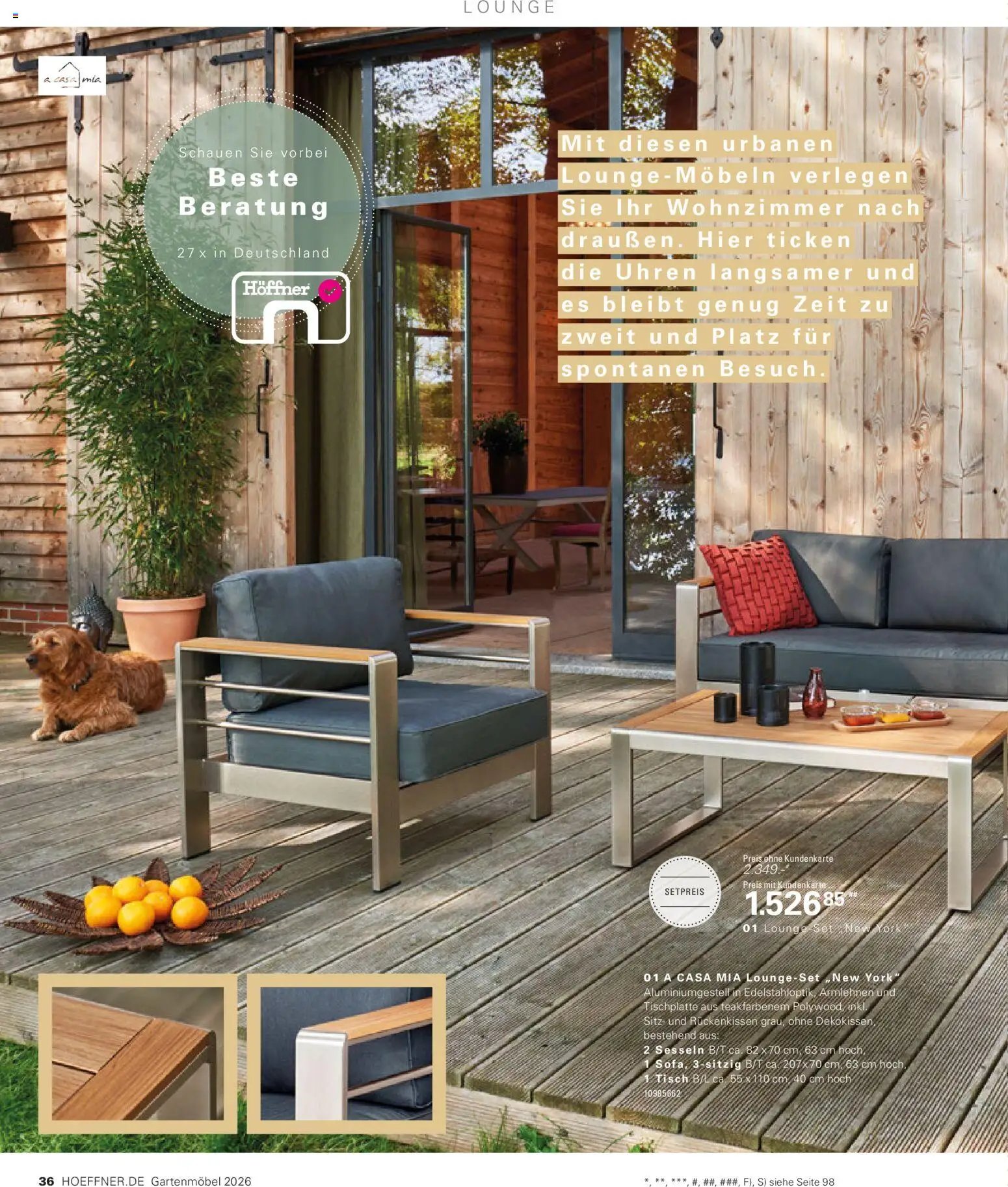 Höffner Prospekt Gartenmöbel