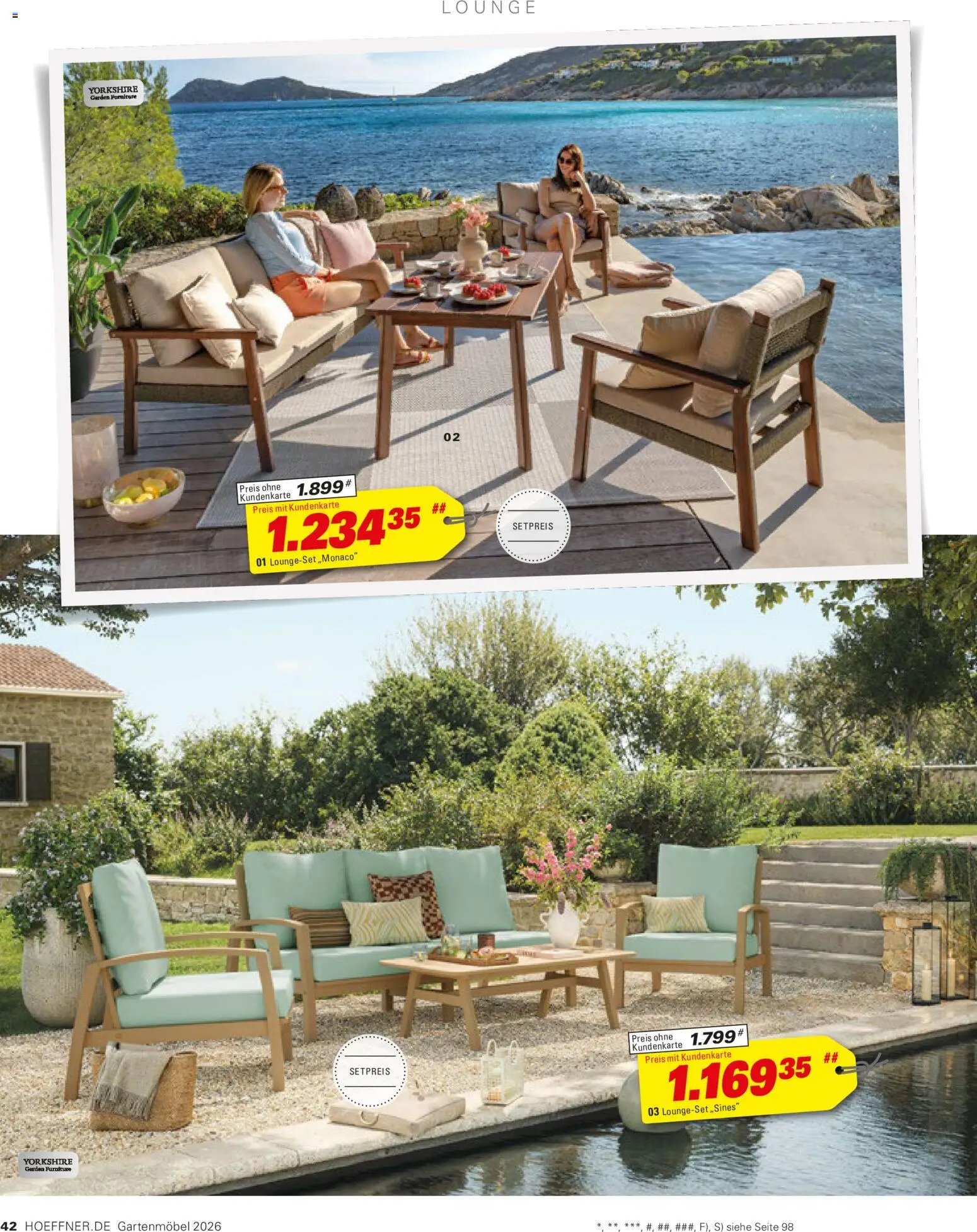 Höffner Prospekt Gartenmöbel